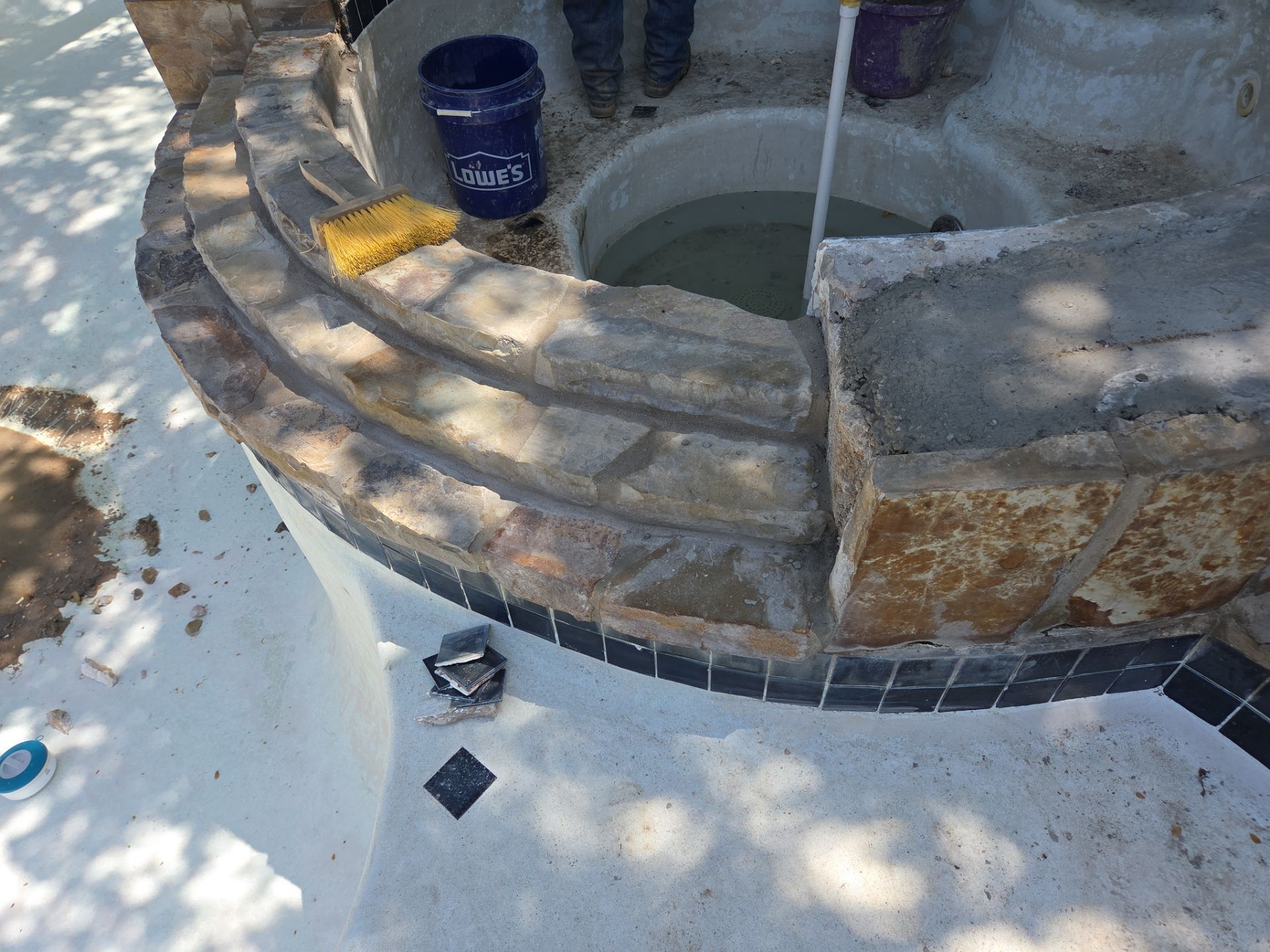 Mansfield Spa Masonry by Sink or Swim Pools