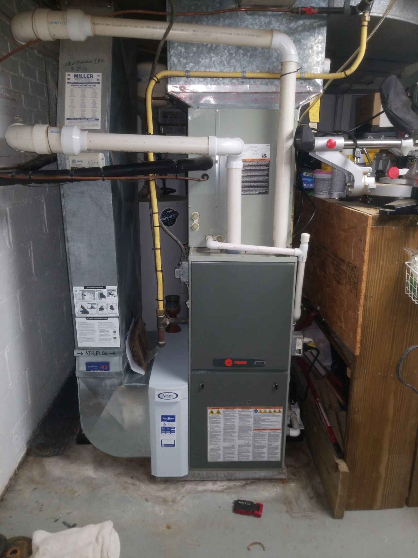 New Filter Rack AprilAire 2410 by Sureway Comfort John Wilcox Plumbing Heating Cooling