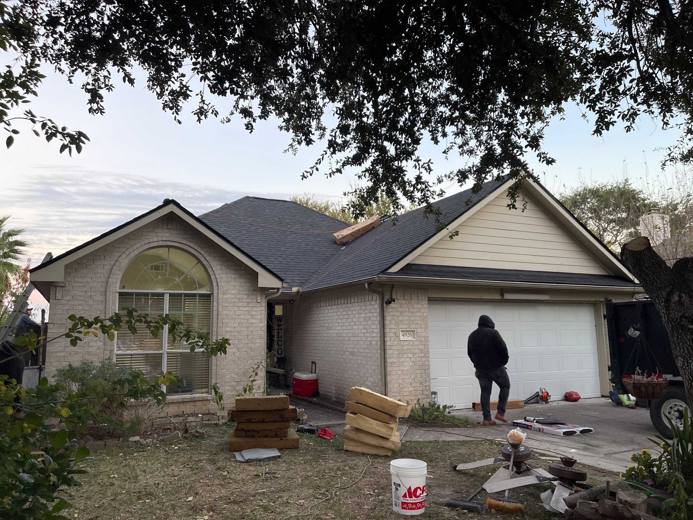Roof Damage using Tamko Heritage® Series Rustic Black by CAP Roofing and Construction LLC
