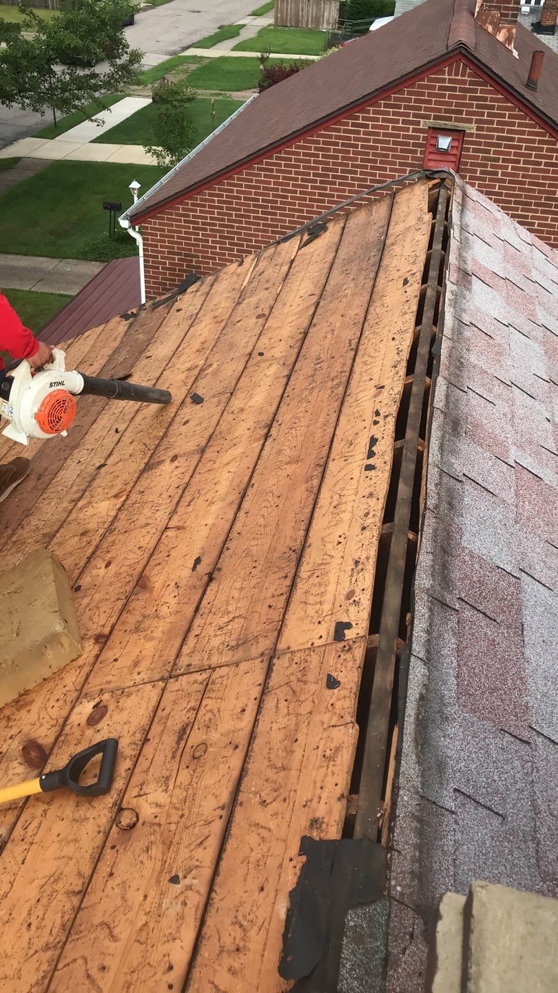 Residential Roof Replacement using Owens Corning Duration, Colonial Slate by Absolute Roofing and Construction