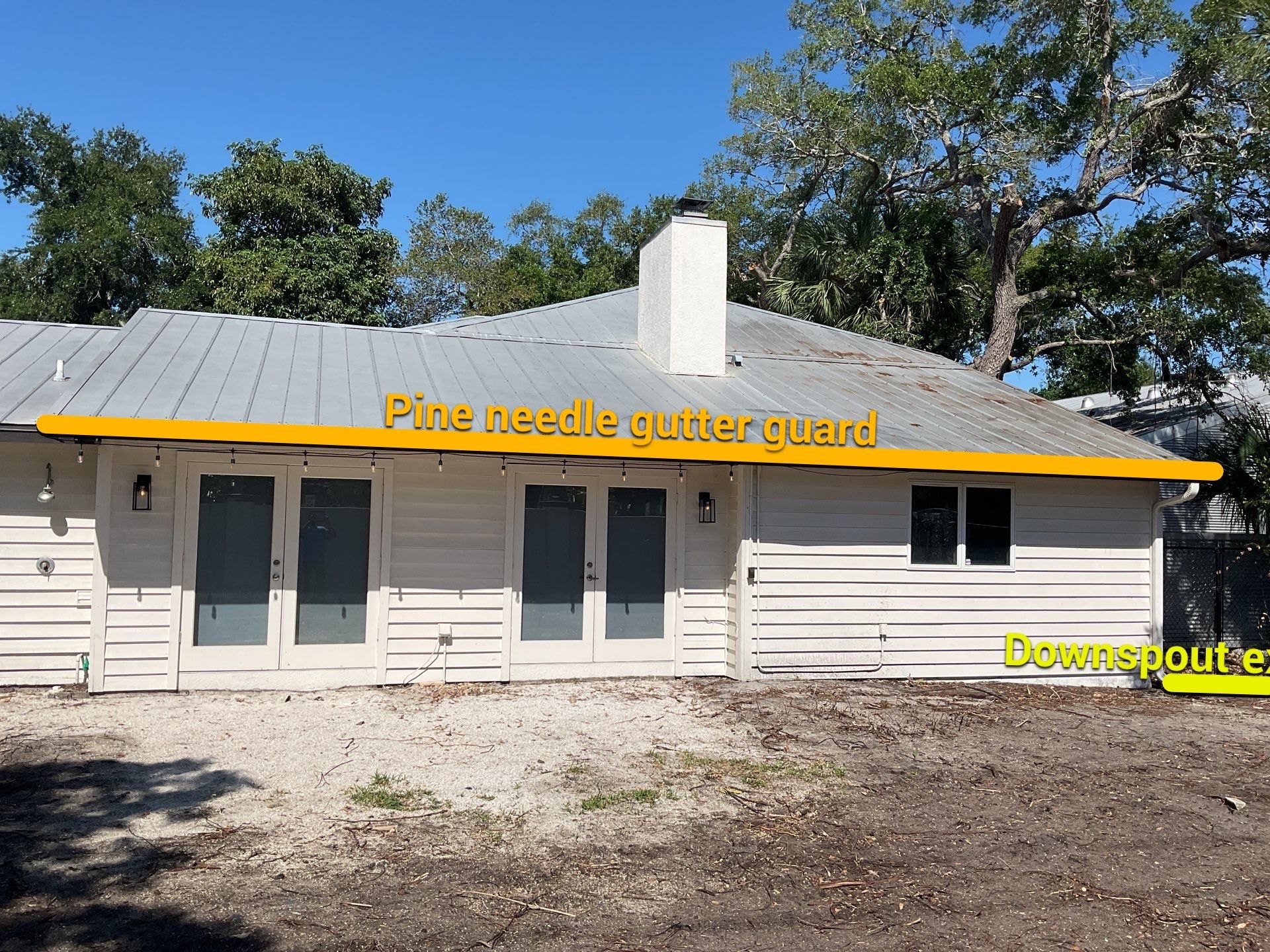 Gutter Guard Installation Project in Sarasota FL by Gutter Professors