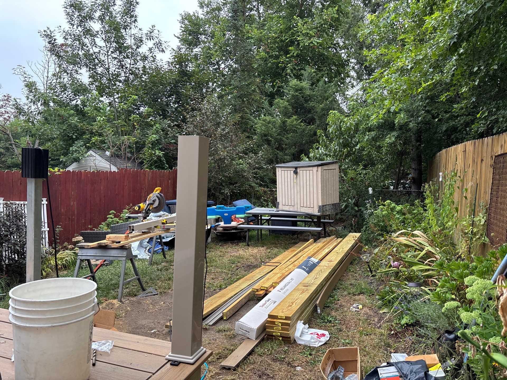 Deck build  by Cousins Roofing Siding & Decks