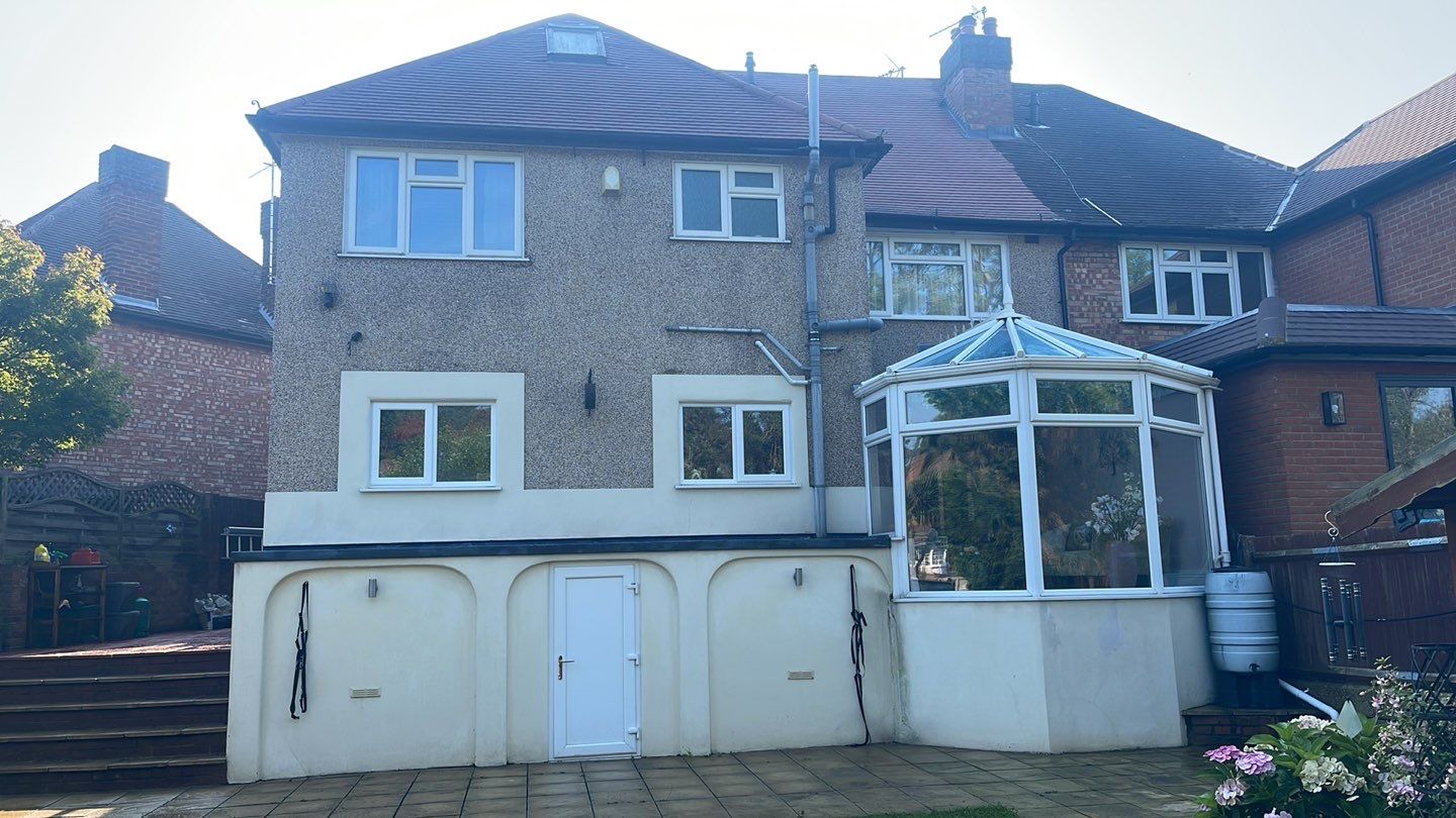 Roof Clean - Biocide Treatment using Honda 15lpm Low Pressure Washing Machine by Ges Exterior Cleaning ltd
