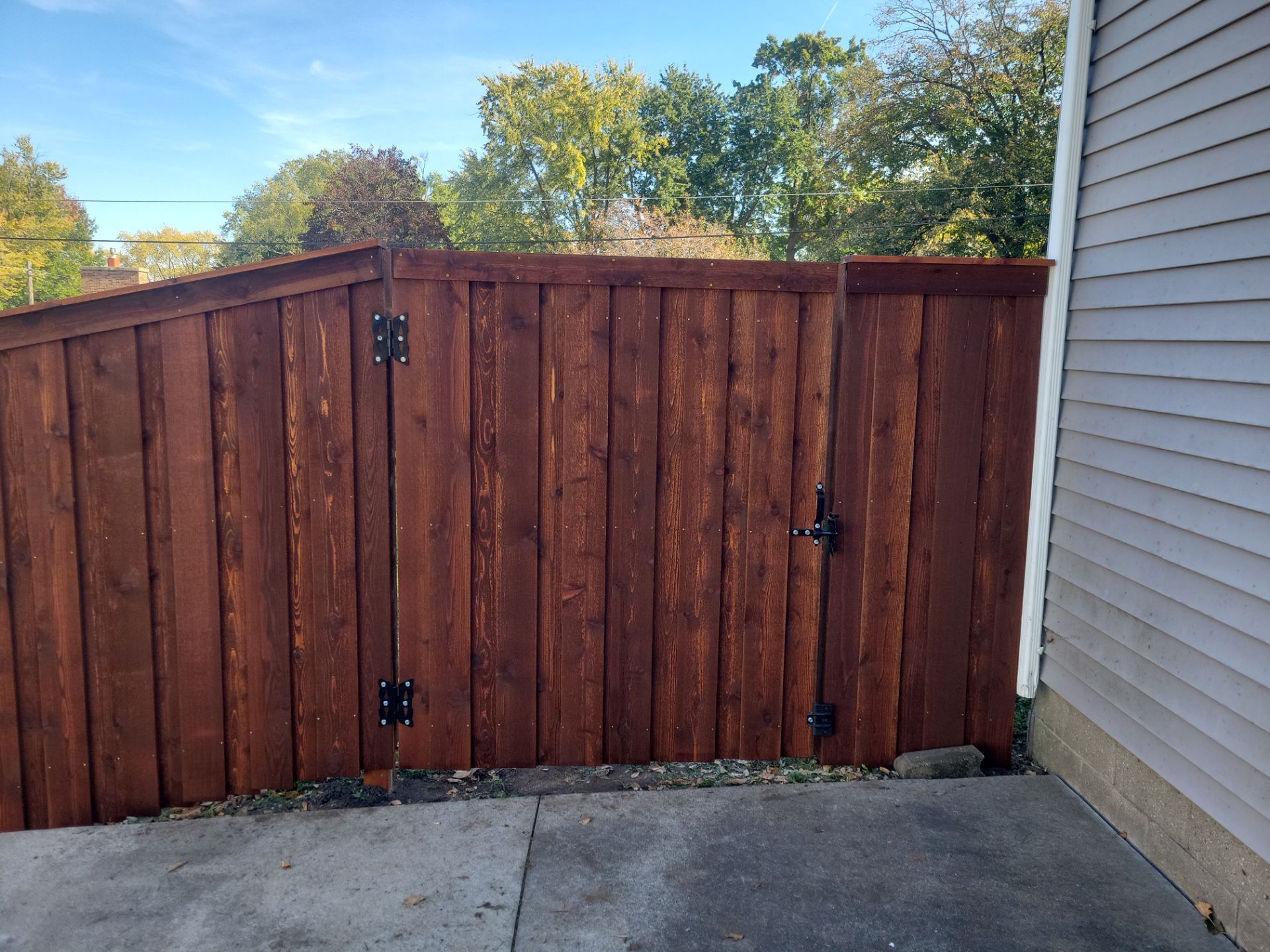 Project in Cedar Falls by Perfect Picket Fence and Stain