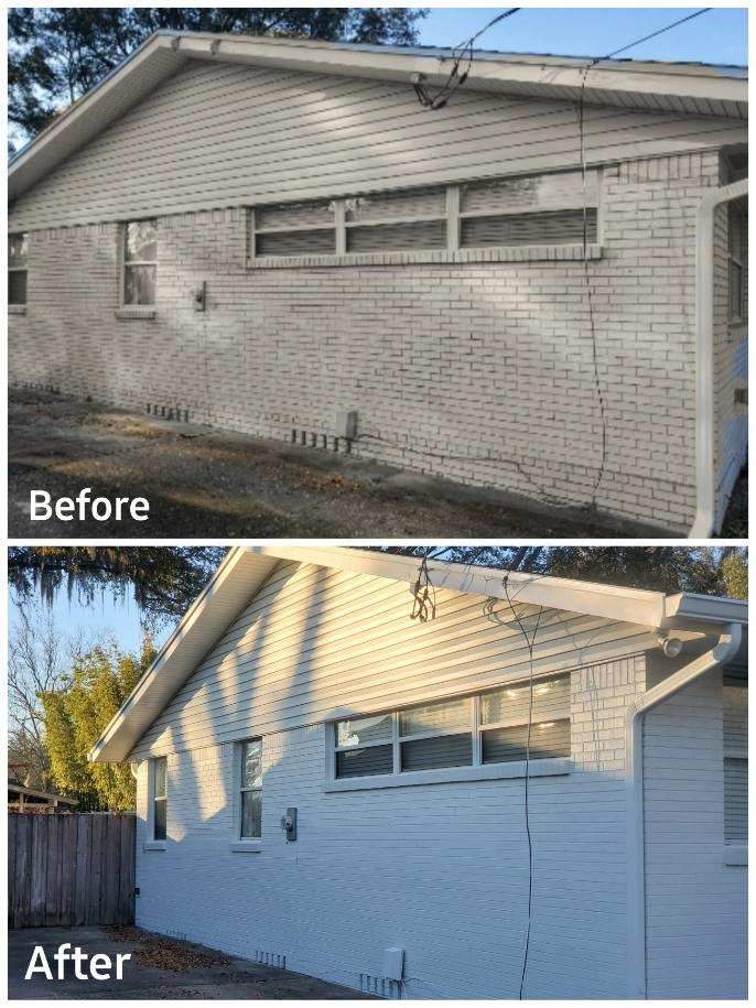Exterior Brick Painting Service in Jacksonville FL 32217 by A New Leaf Painting, LLC