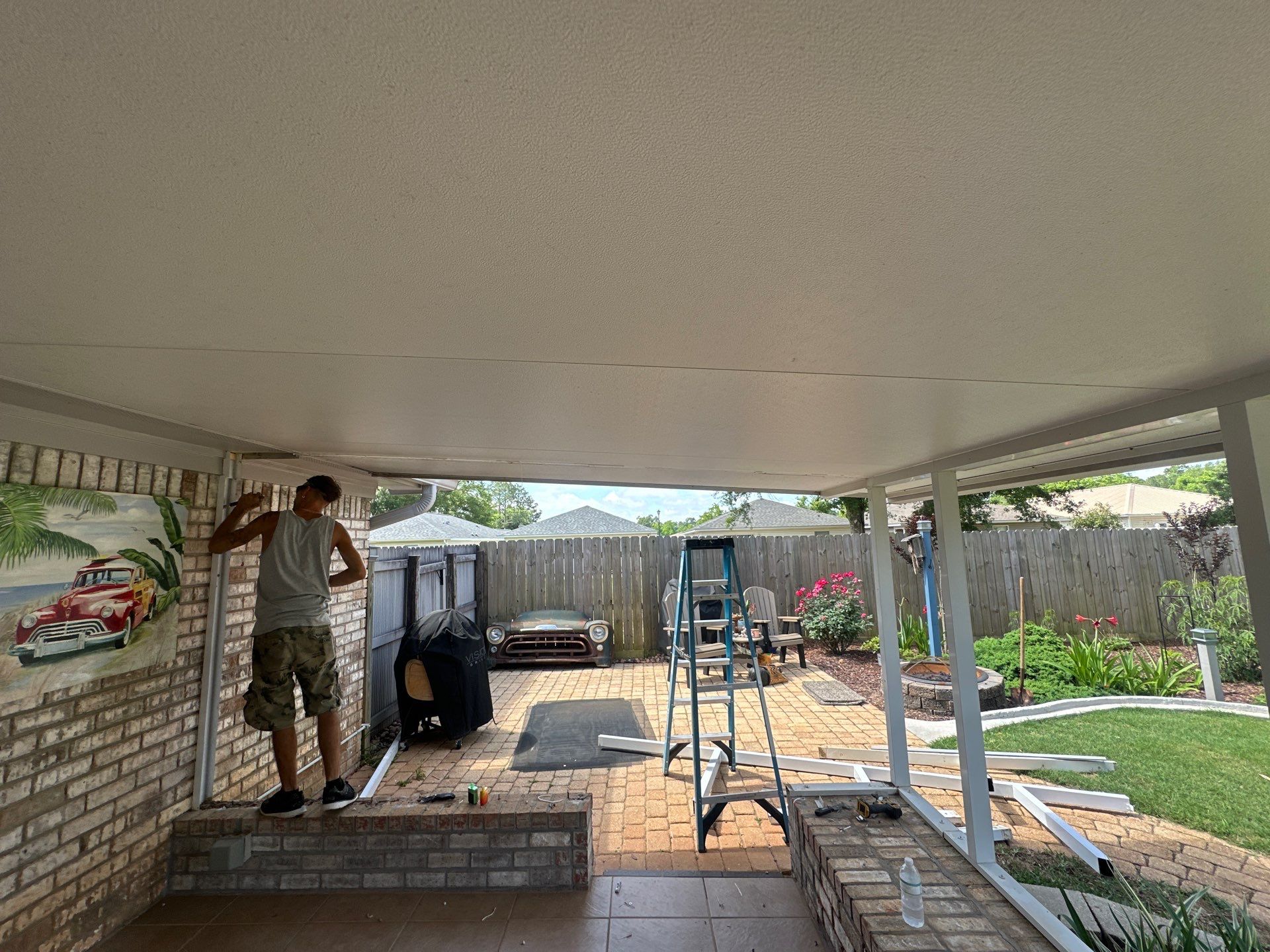 Glass Room using Colorbeam by Titan Sunrooms