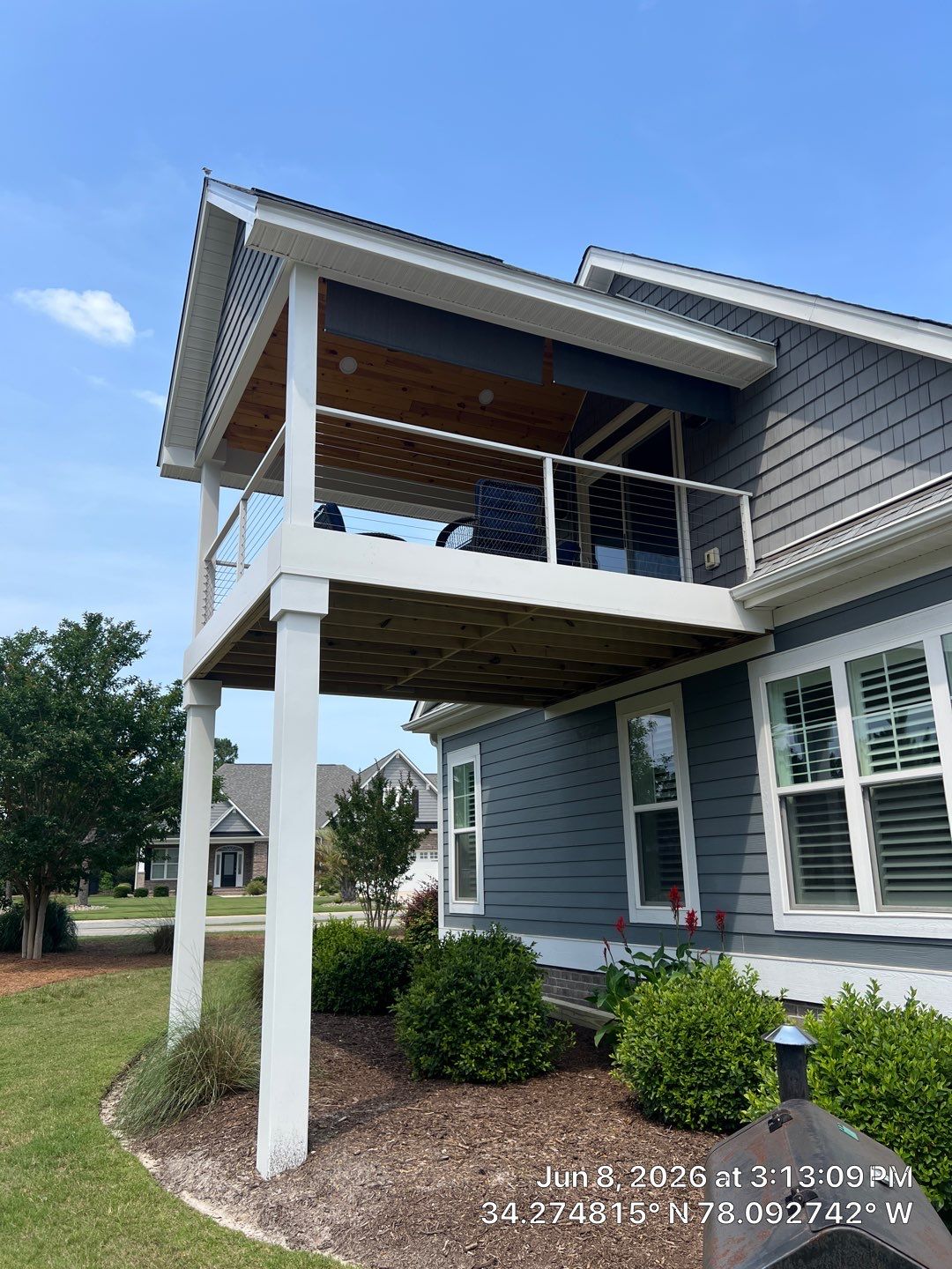 Two-Story Deck & Elevated Porch Construction - Enclosed Porch -Local General Contractor Leland, NC by RGR Construction and Roofing, LLC
