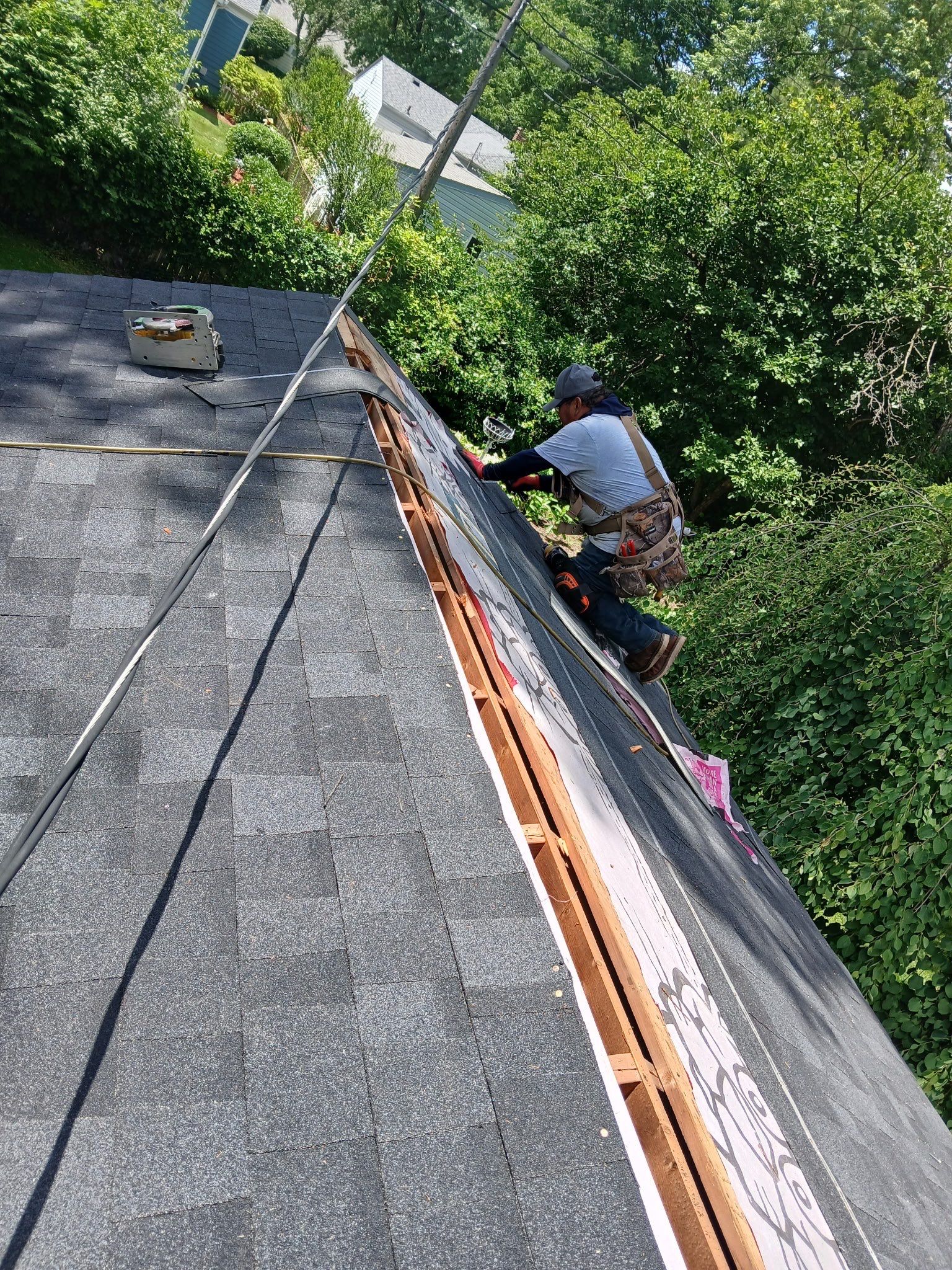 Roof Replacement using Owens Corning Tru Definitions by 180 Contractors