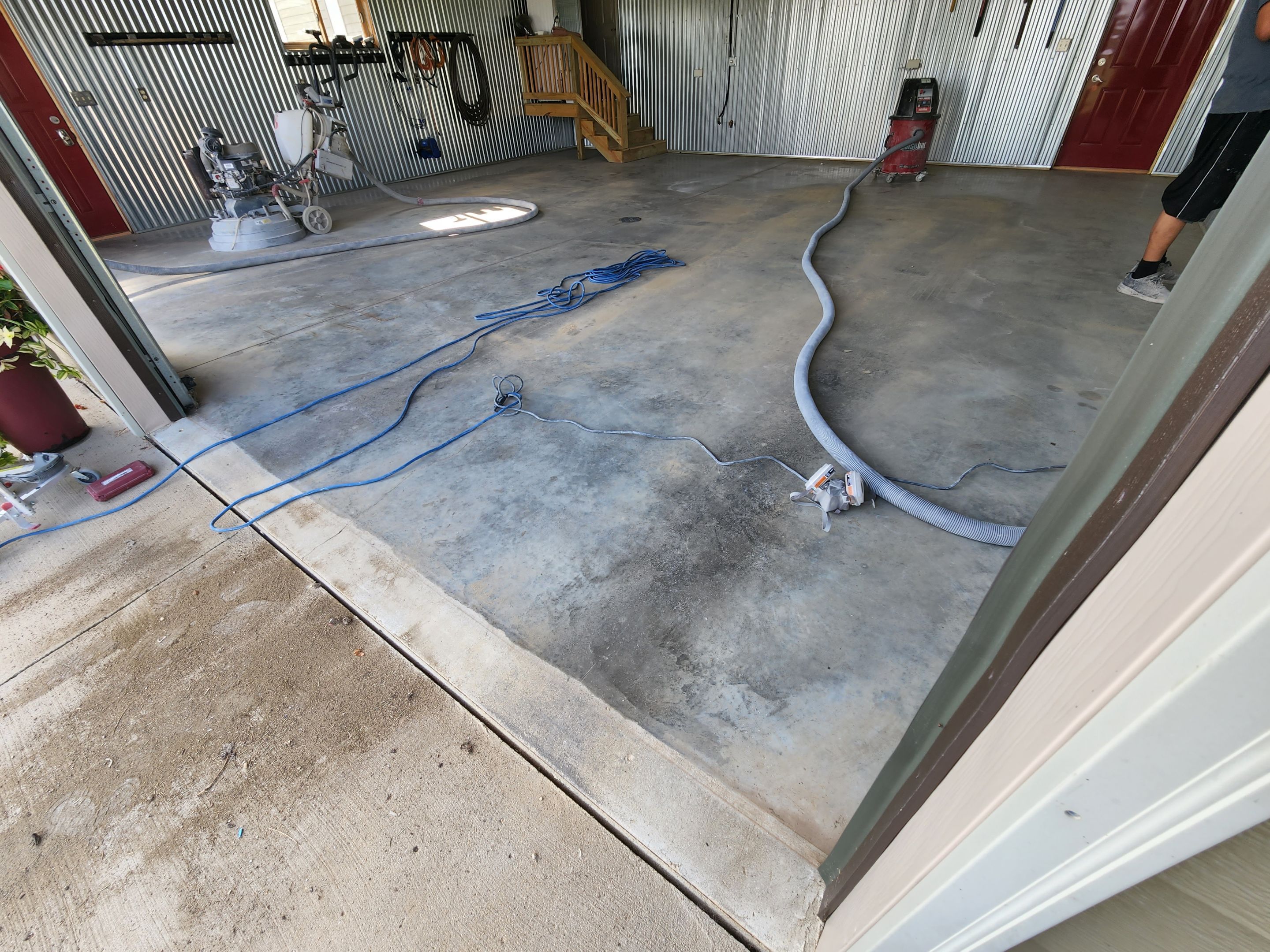 Garage using Slate Stone by Select Painting, Coatings & Garage Cabinets