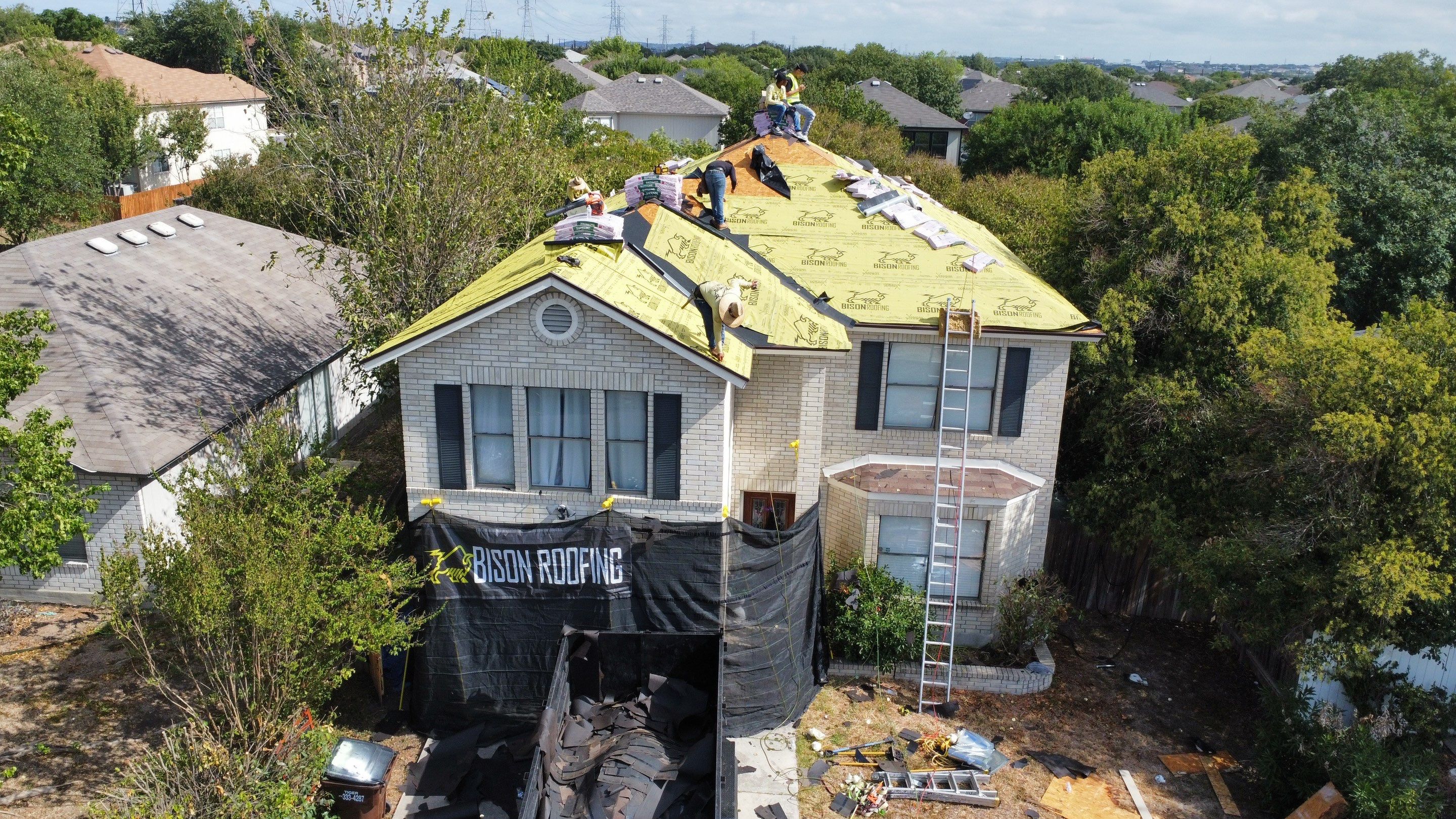 San Antonio Roof Project by Bison Roofing  