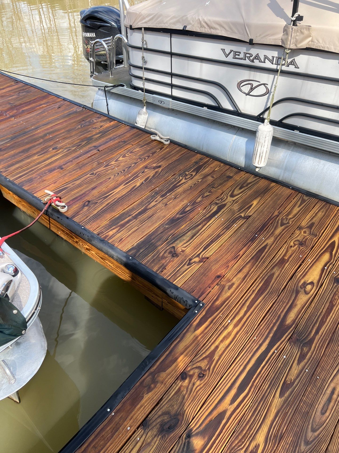 coated dock using Wood Sealant by DuraSeal