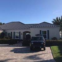 .032 Aluminum 1.5" Mechanical Seam Medium Bronze by Total Roofing System The Metal Roof Experts