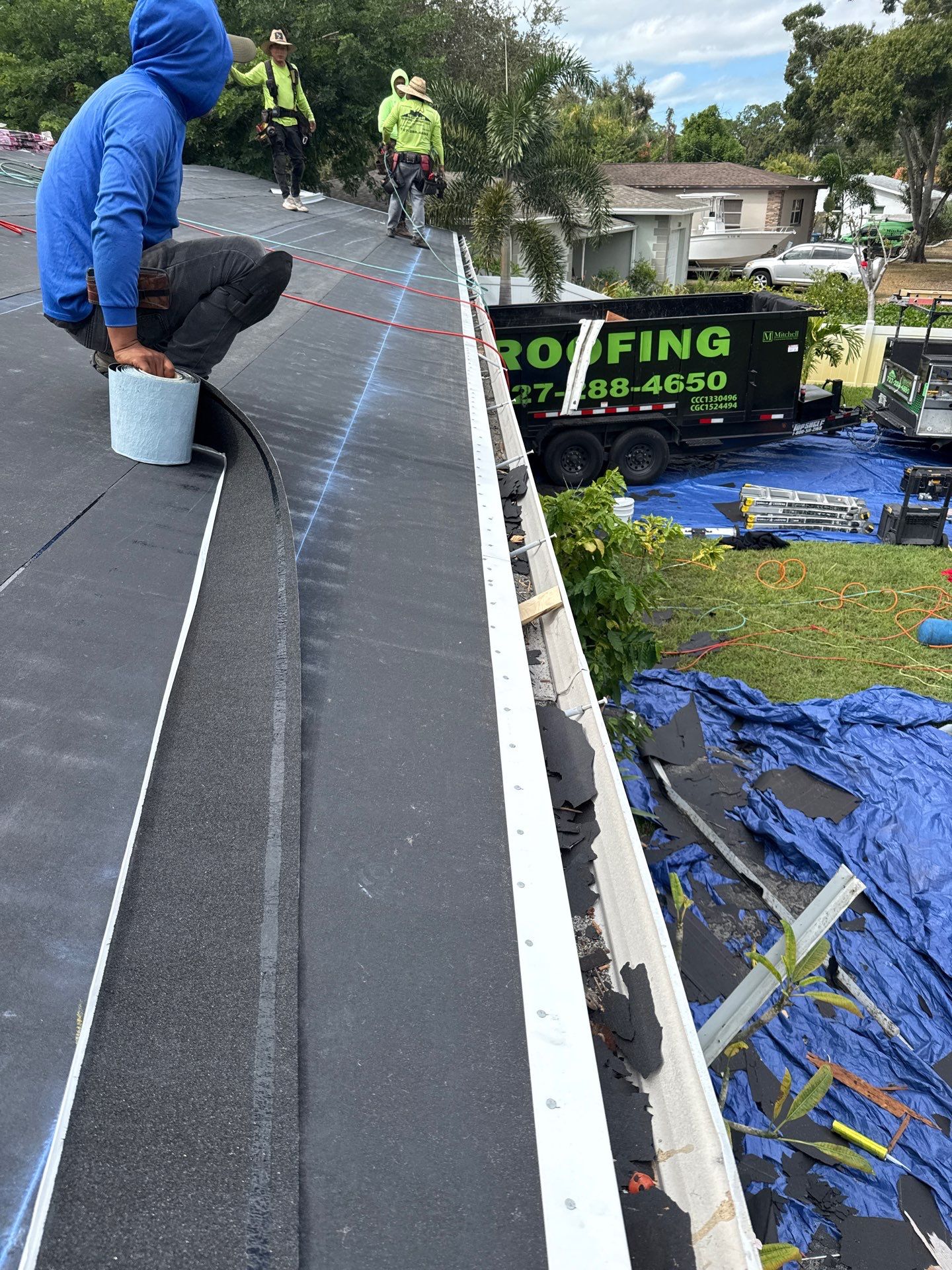 Project in St. Petersburg 33710 by Mitchell Roofing Company LLC 