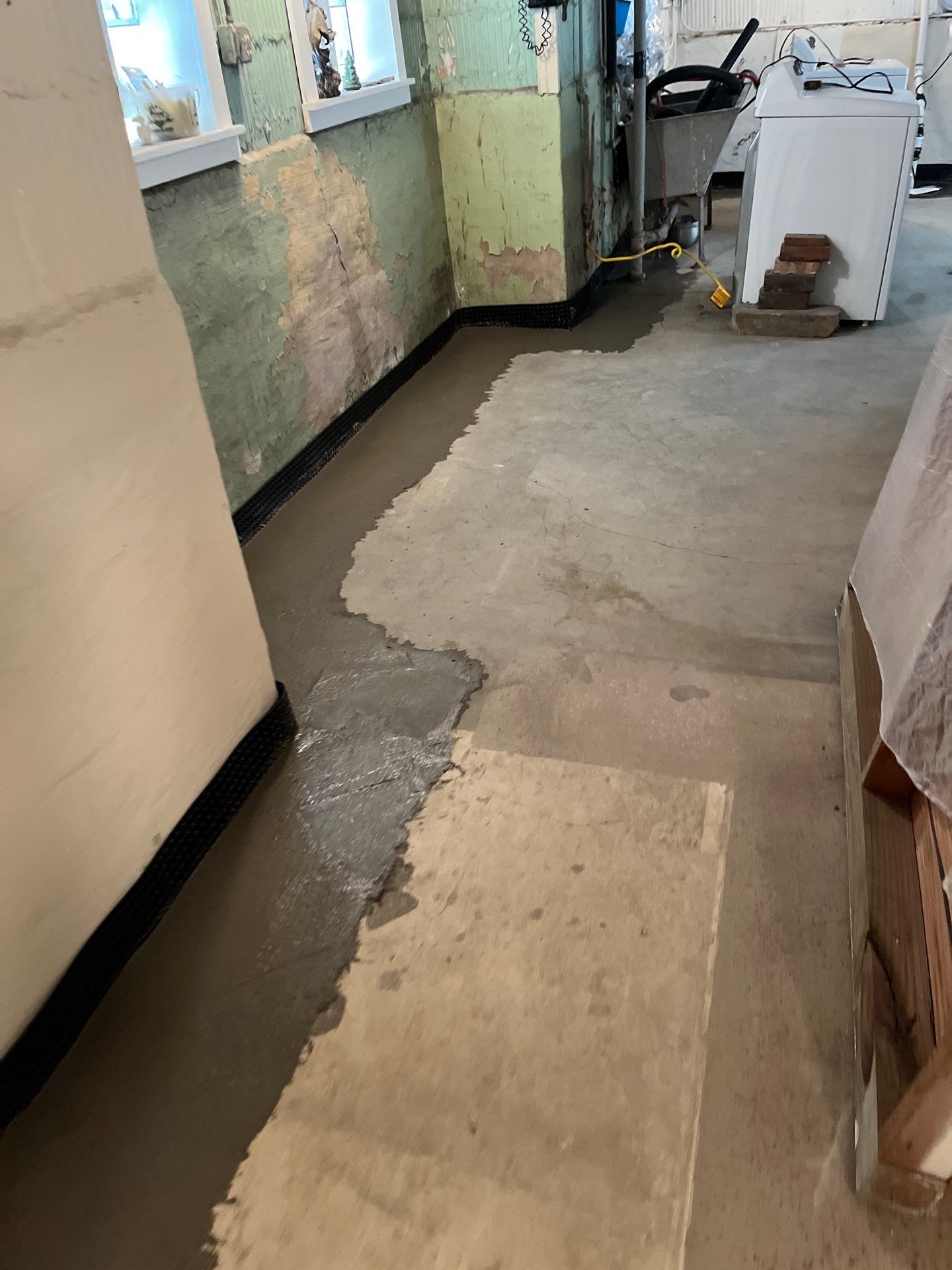 Berwyn- Interior Drain Tile System by Area Wide Waterproofing