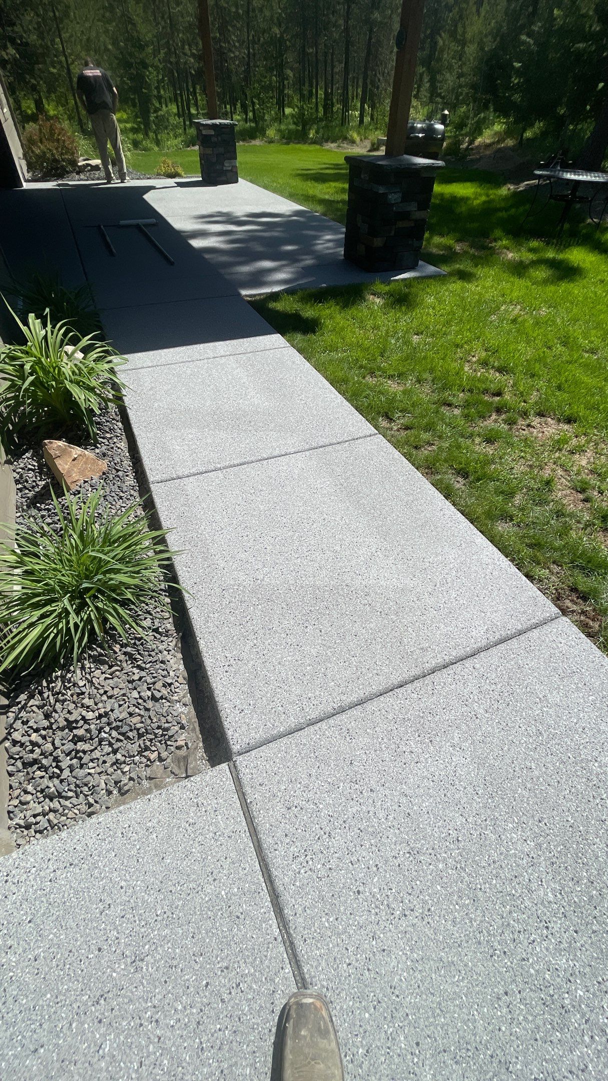 Patio Transformation using Slate Hybrid by Croc Coatings, LLC