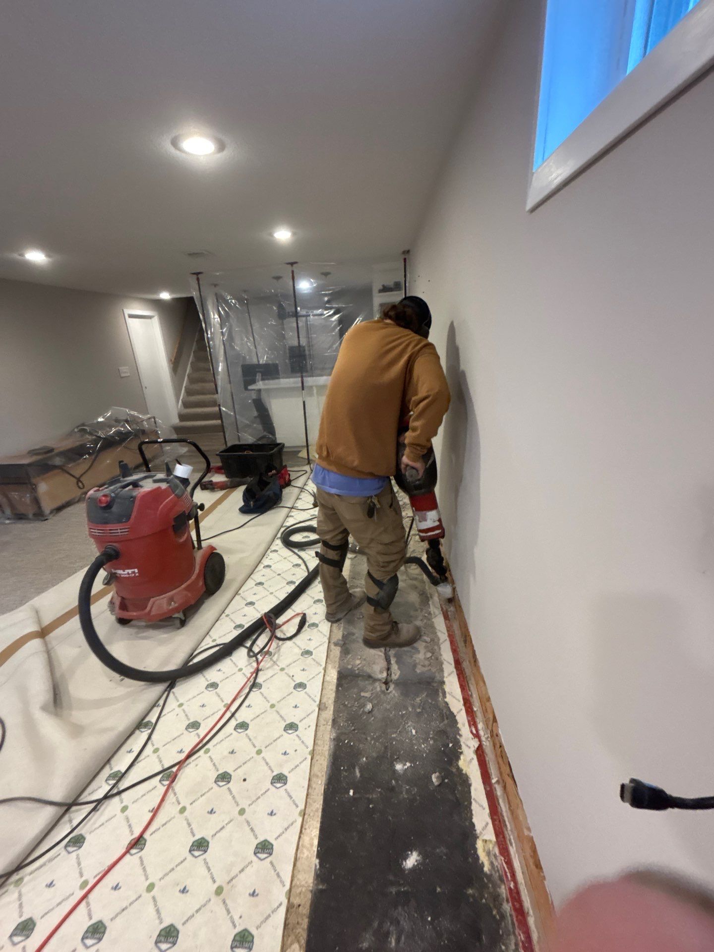 Interior Drain Tile & Sump Pump in Northwest Minneapolis by Waterproofing Northeast