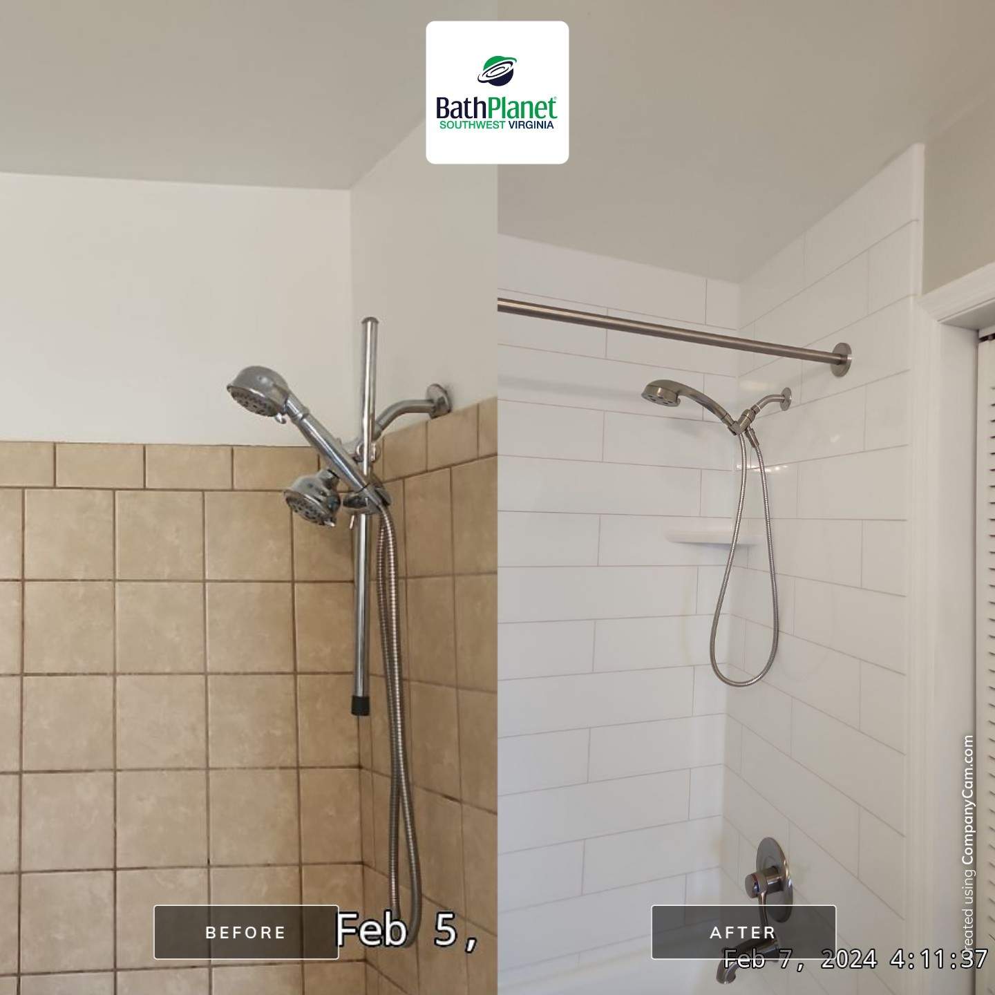 Wet Area and Floor by BathPlanet SW Virginia