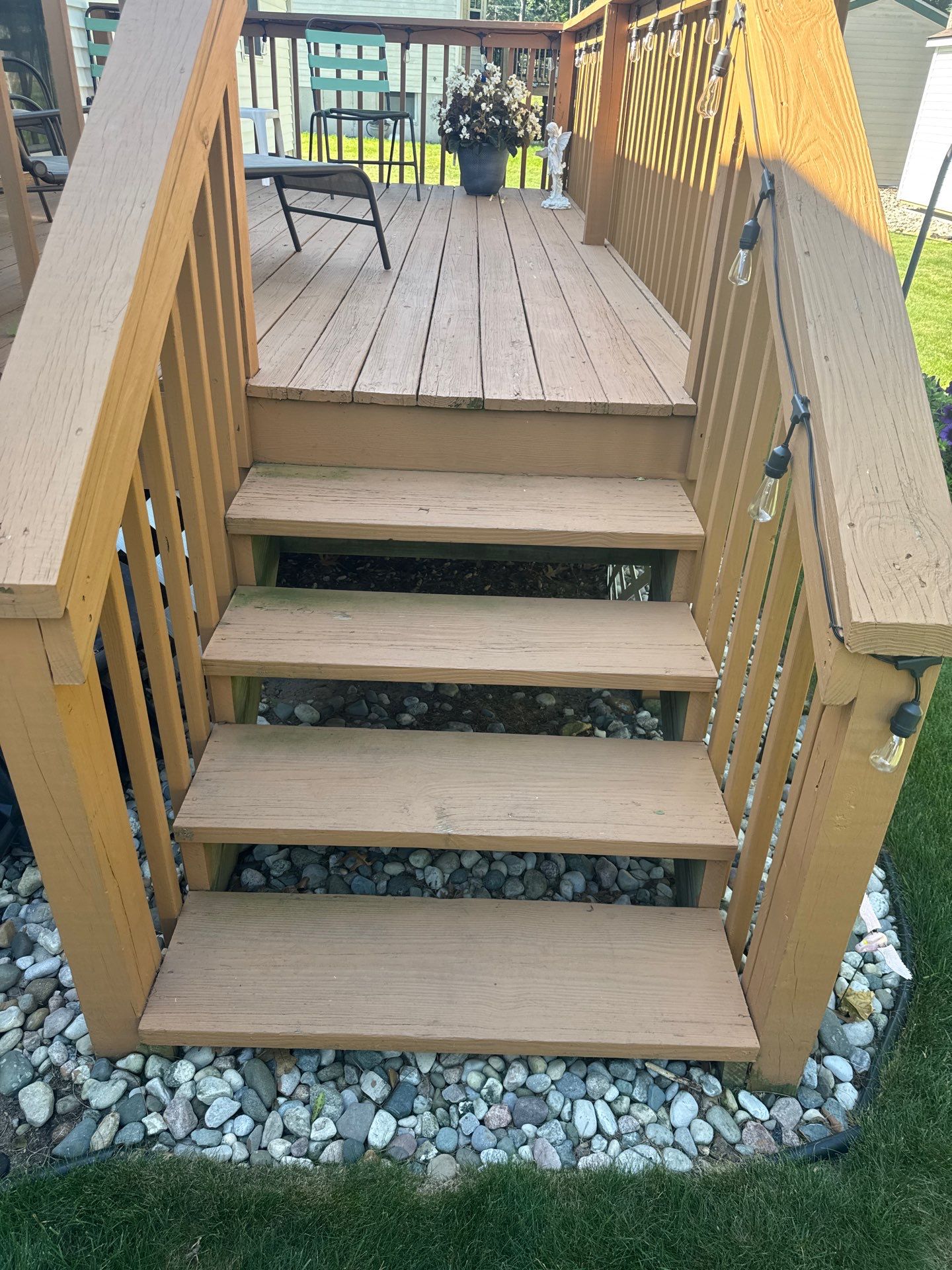 Deck Pressure Washing and Staining in Norton Shores Michigan! by Gordon Painting