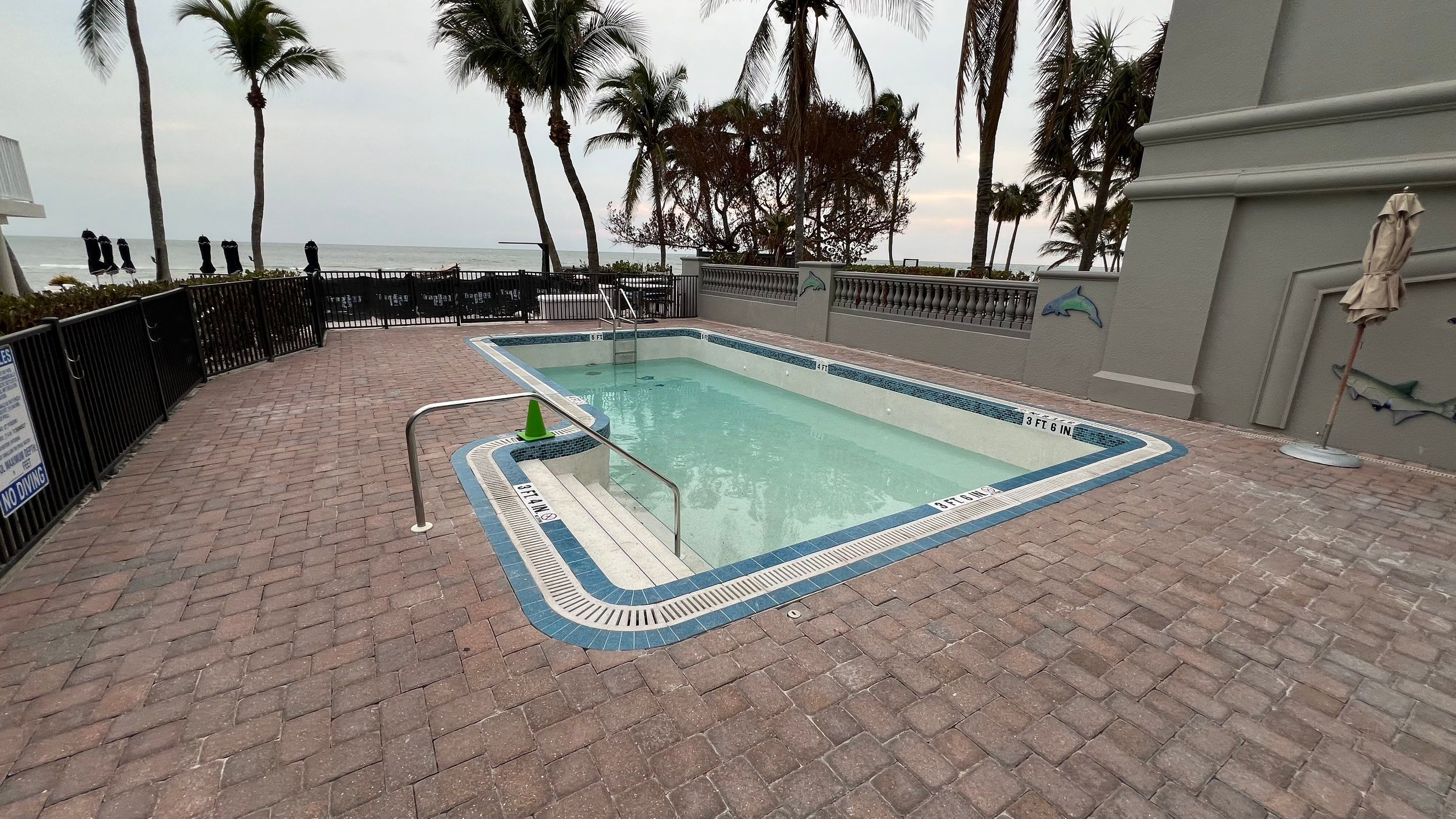 Naples Resort Pool Cleanout and Stormwater System Maintenance by Don Mar, Inc. Storm Water Solutions