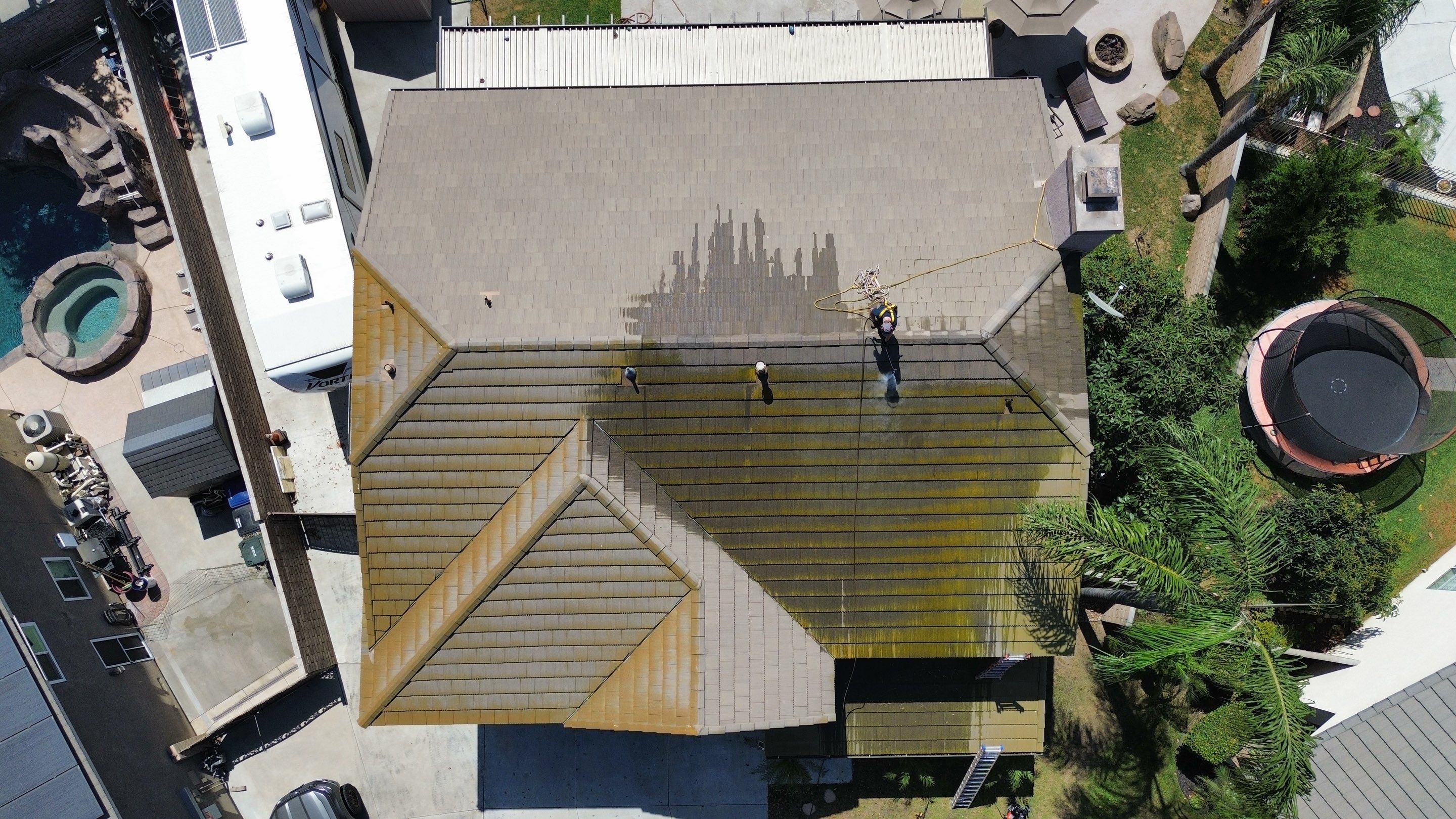 Roof Cleaning by Pirate Pete’s Power Washing