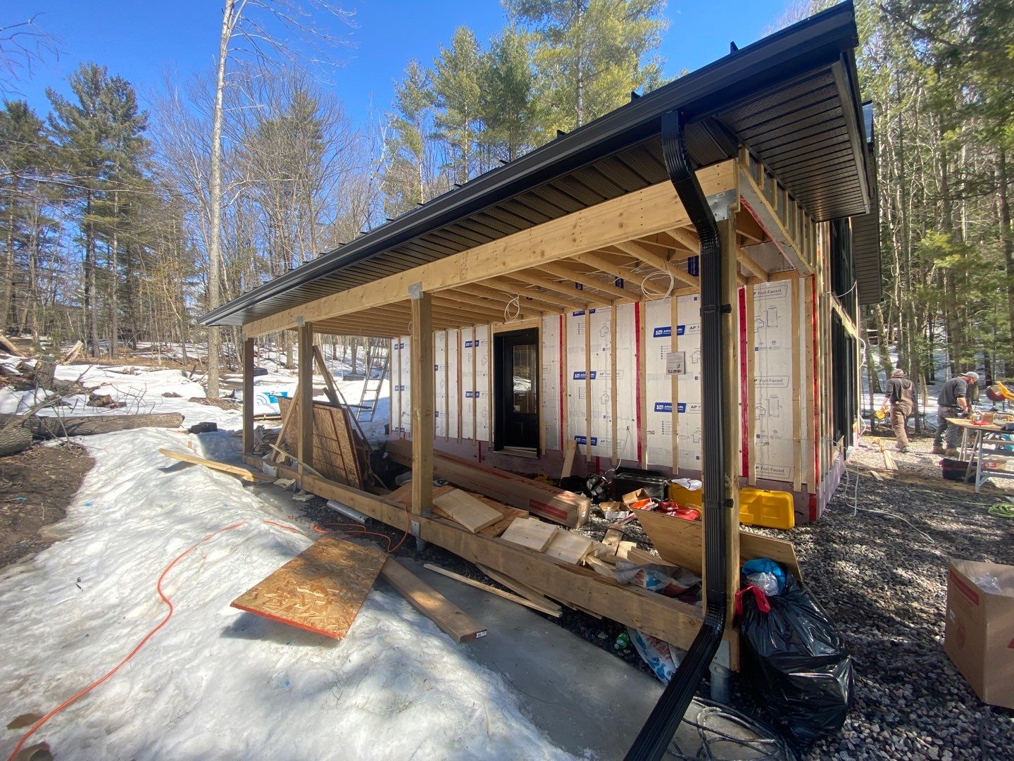New Home Construction using 16" Standing Seam Panels by Jay Carter Roofing & Sheet Metal
