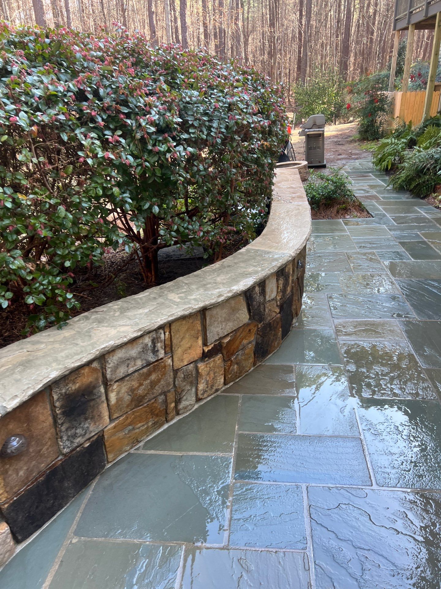 travertine  using Concrete Sealant by DuraSeal