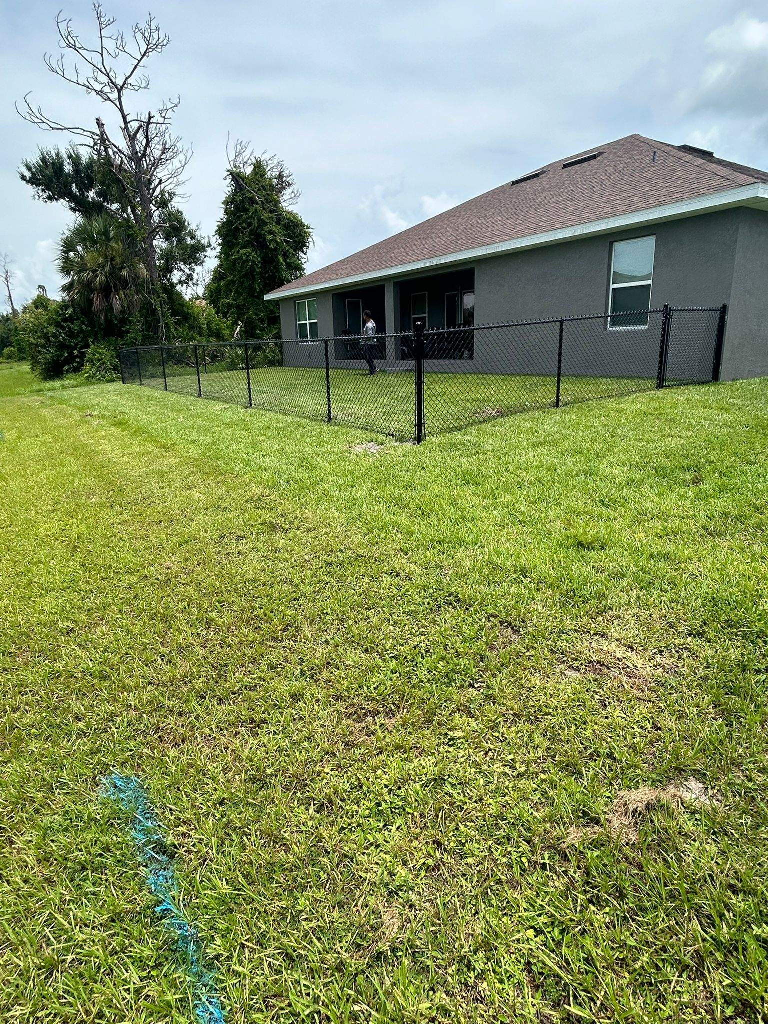 Black Chain Link Fence Installation in Rotonda West by True Fence LLC