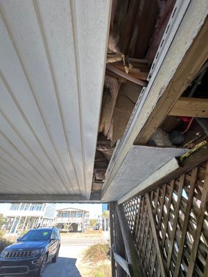 Diagnosed and Repaired Soffit in Oak Island NC