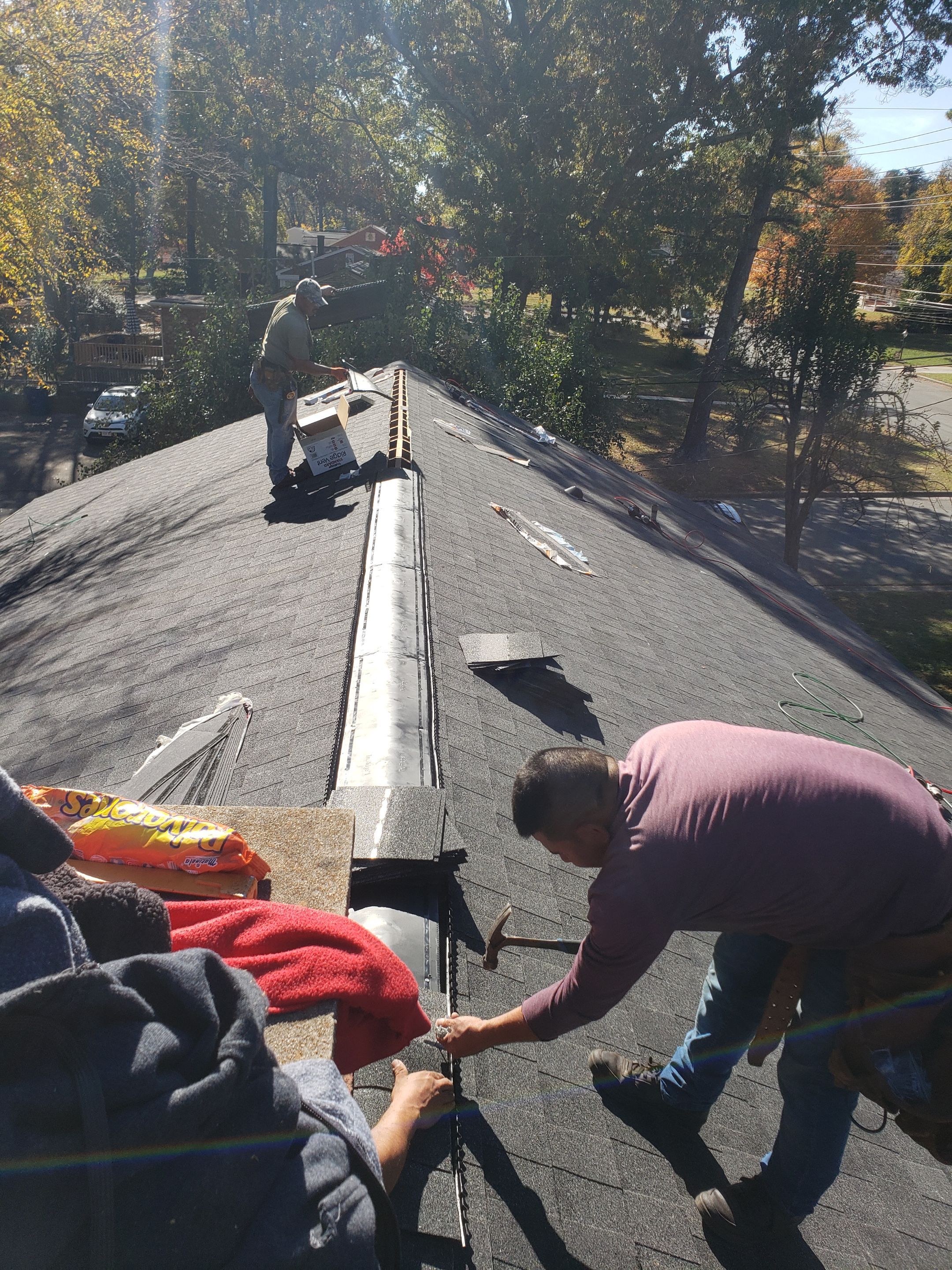 Residential Roofing Installation using Atlas Pinnacle Pristine- Black by Just In Time Roofing and Restoration