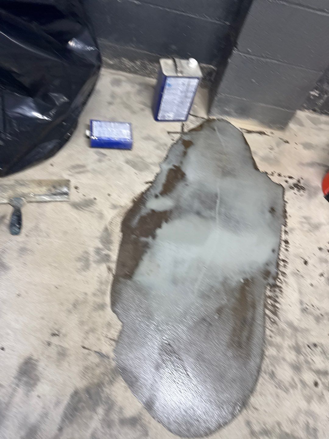 Industrial Grey Grit Project in Mars by Floors in a Day, Inc