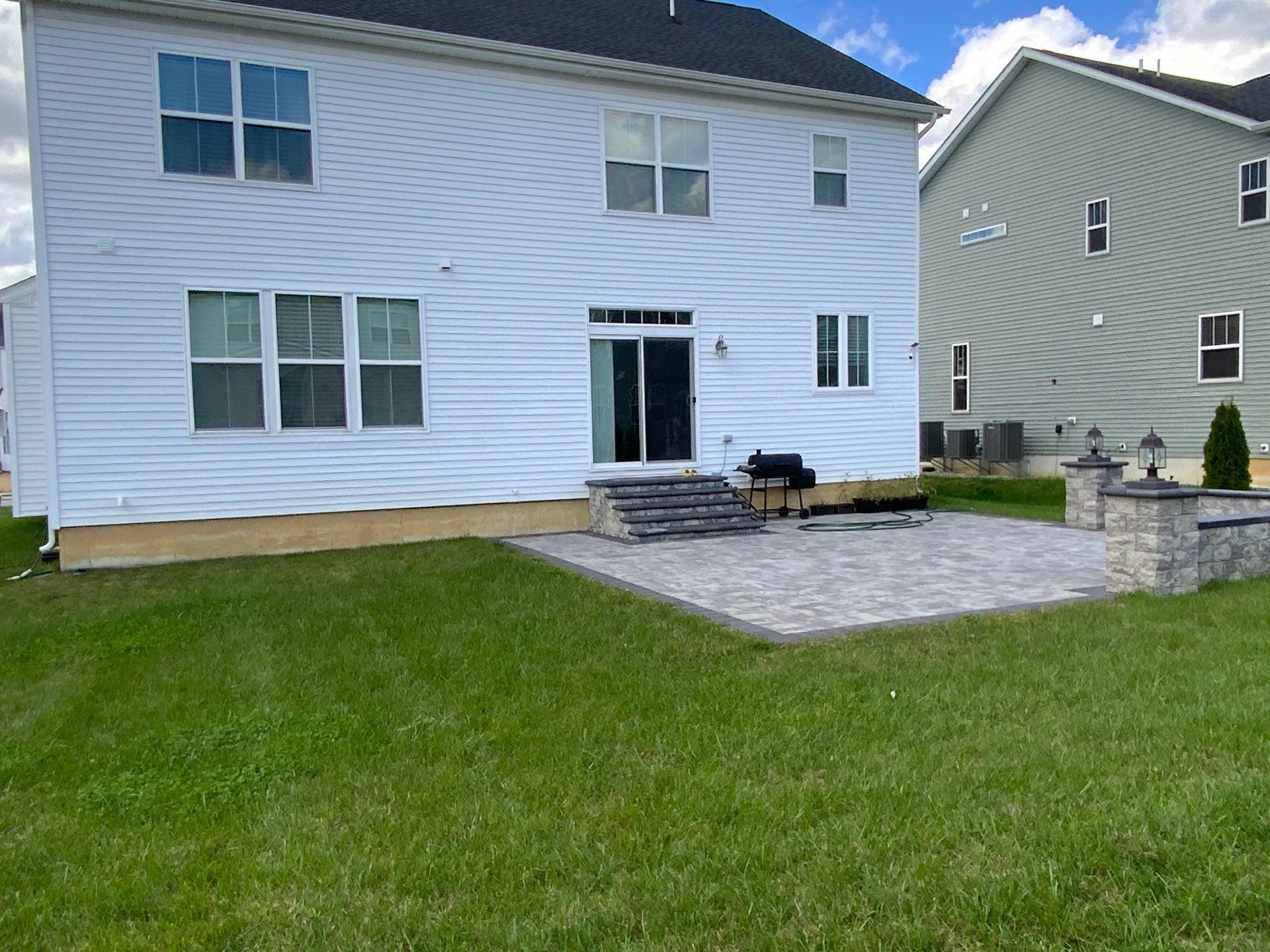 Custom Belgard Paver Patio Design & Installation in Delaware by Studio G Indoor Spaces & Outdoor Living
