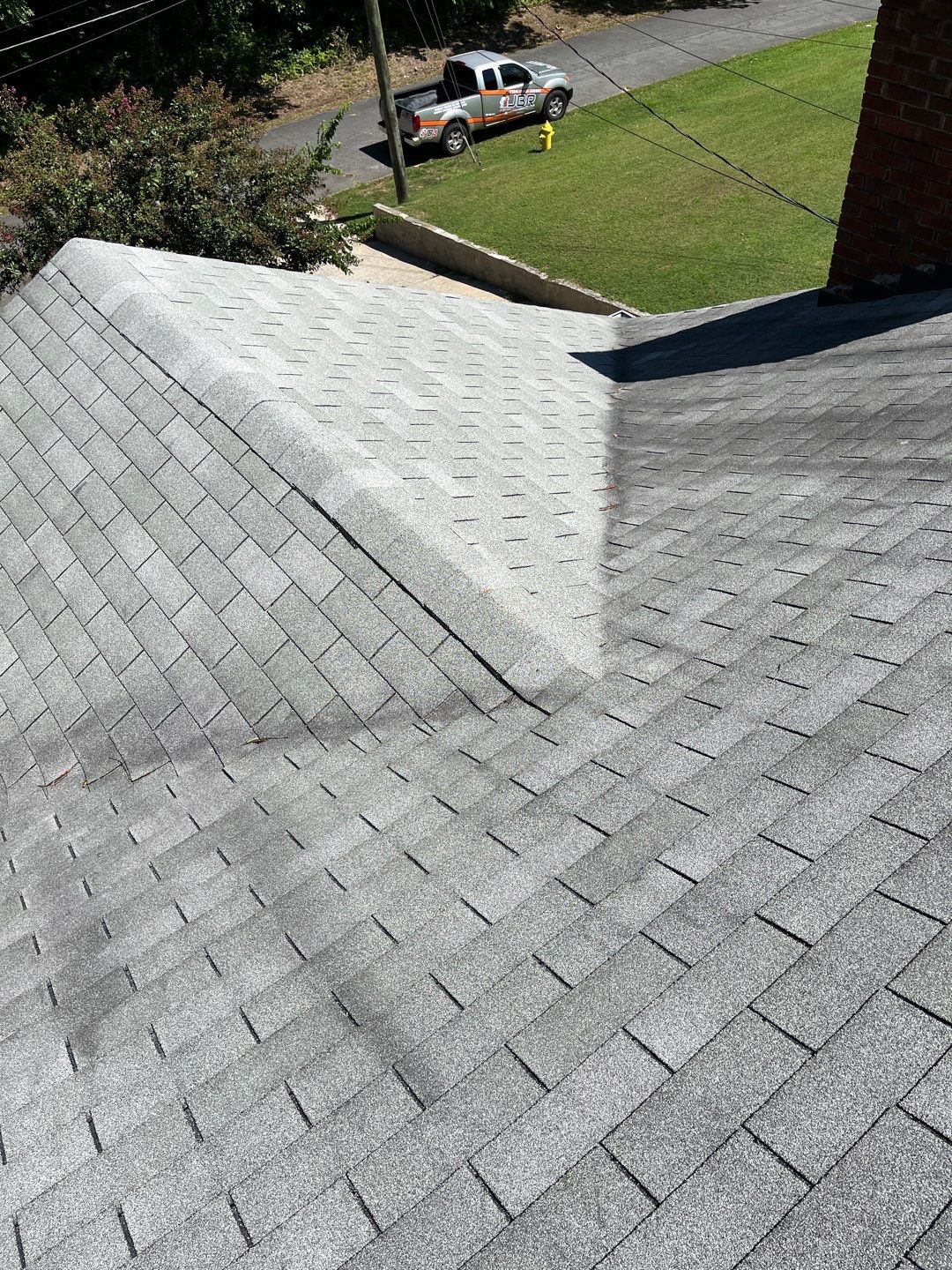 Roof replacement by hail and wind damage by Just Brilliant Restoration JBR