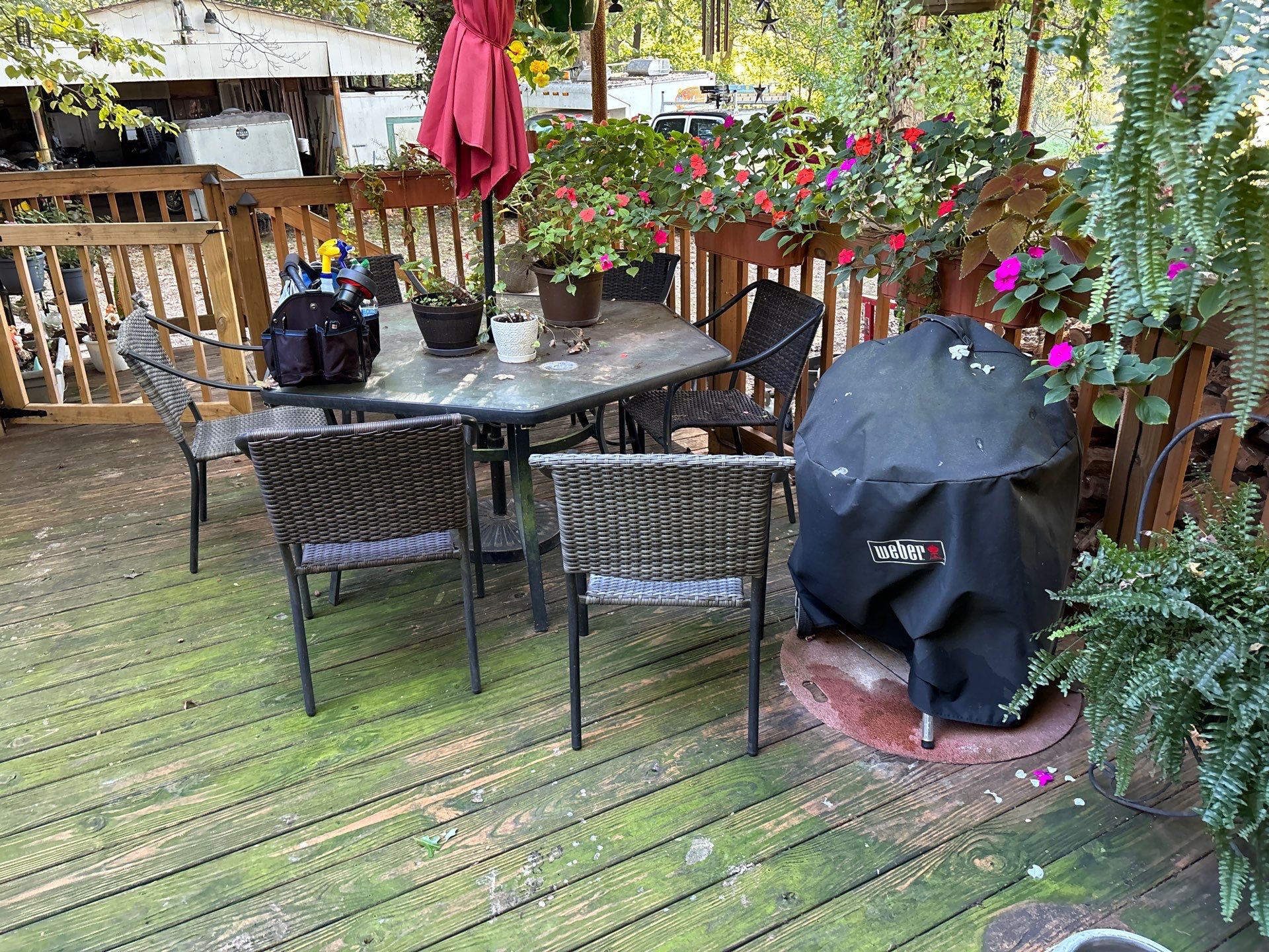 Weathered Deck using Wood Sealant by DuraSeal
