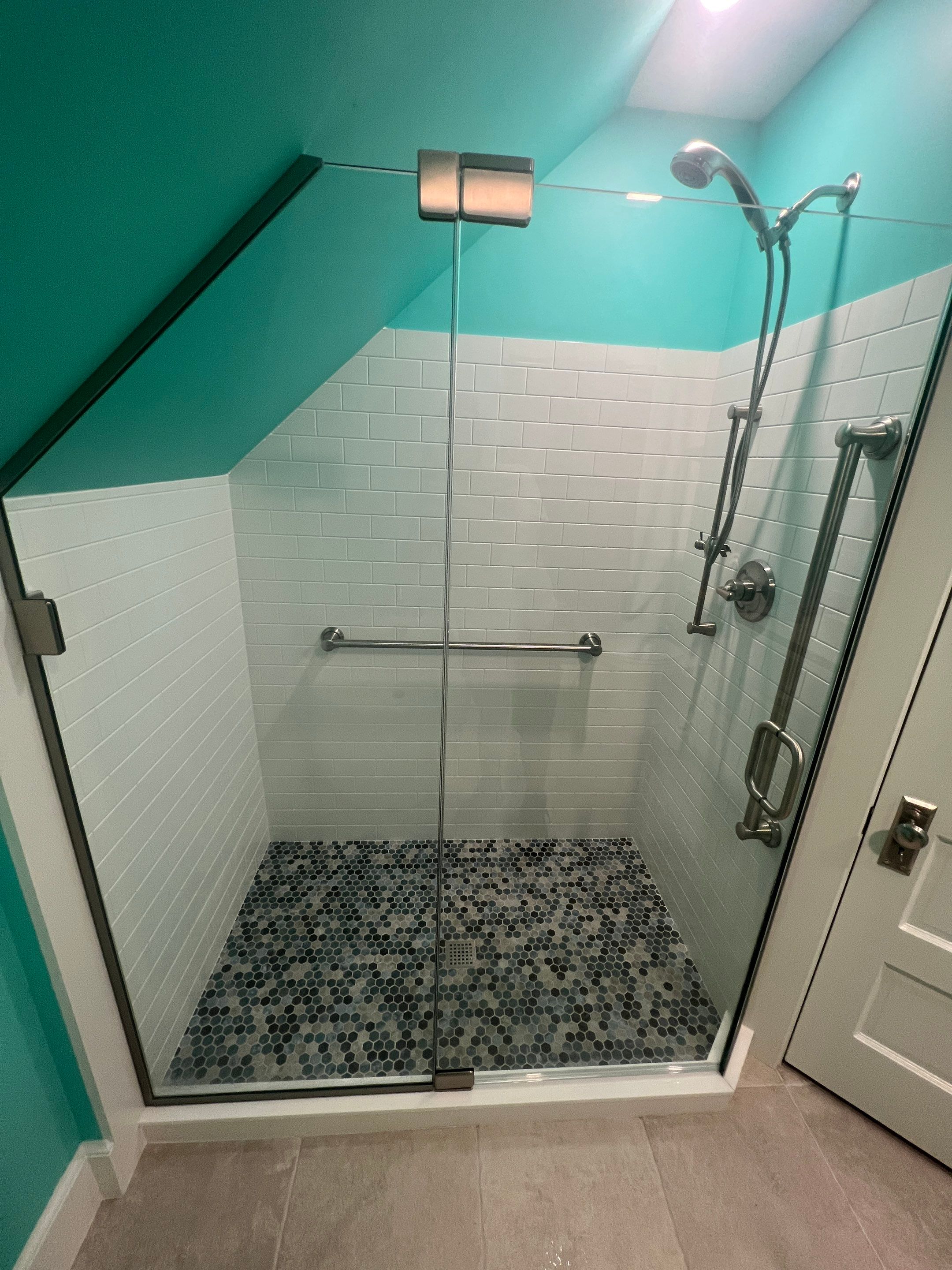 Bathroom Remodel w/ Swanstone Shower Walls & Slipper Tub by Chagnon Building & Remodeling LLC