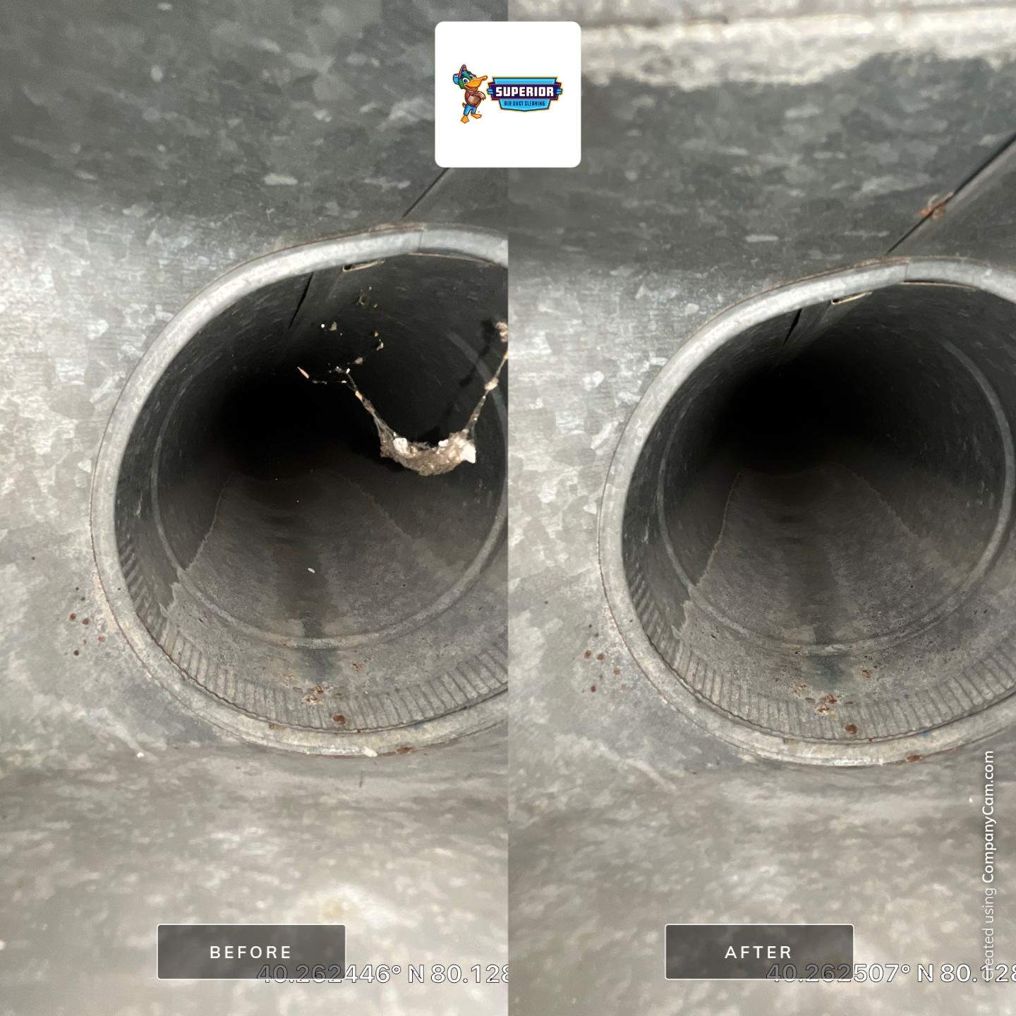 Air Duct Cleaning With a Vacuum Truck in Canonsburg, PA by Superior Air Duct Cleaning
