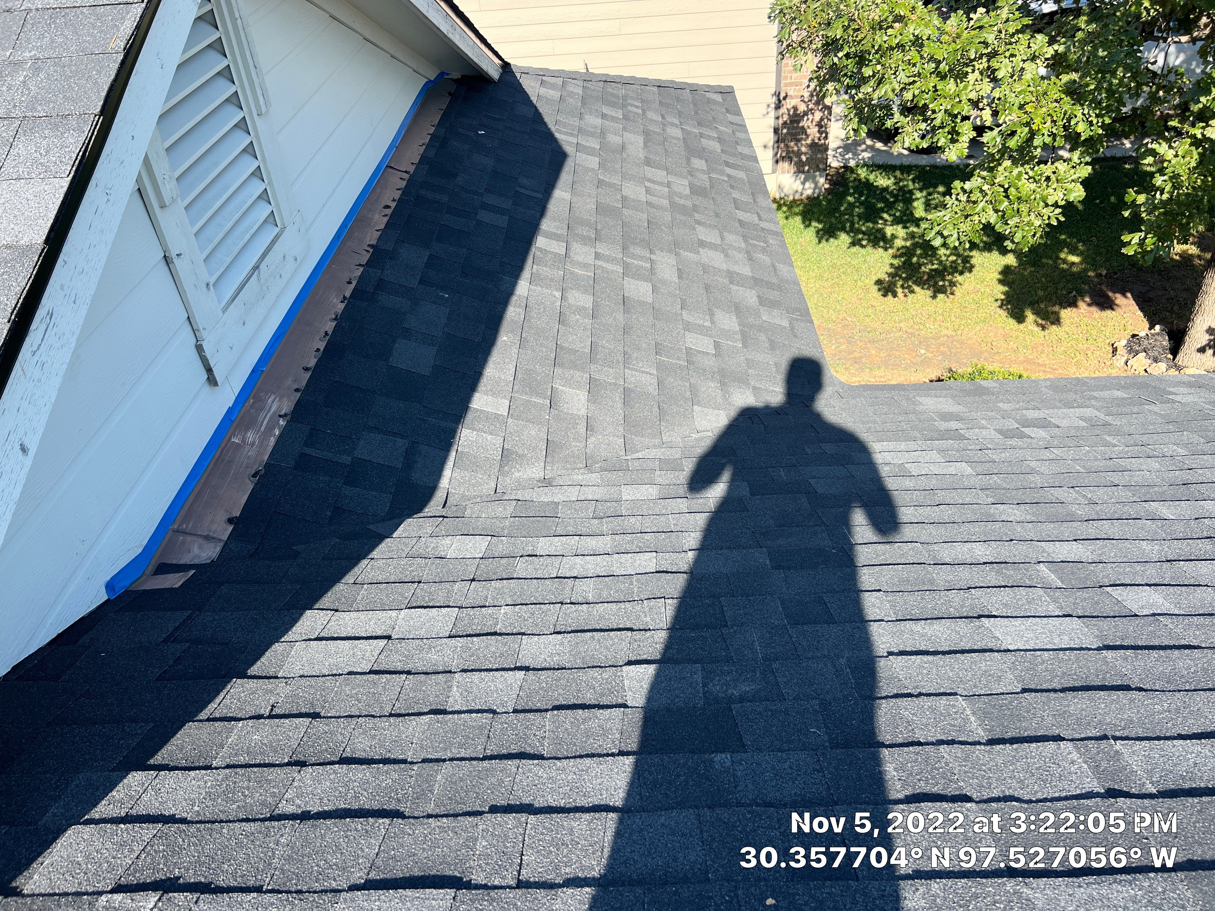 Asphalt Shingle Roof Replacement and Window Glazing in Manor by Caliber Restoration LLC