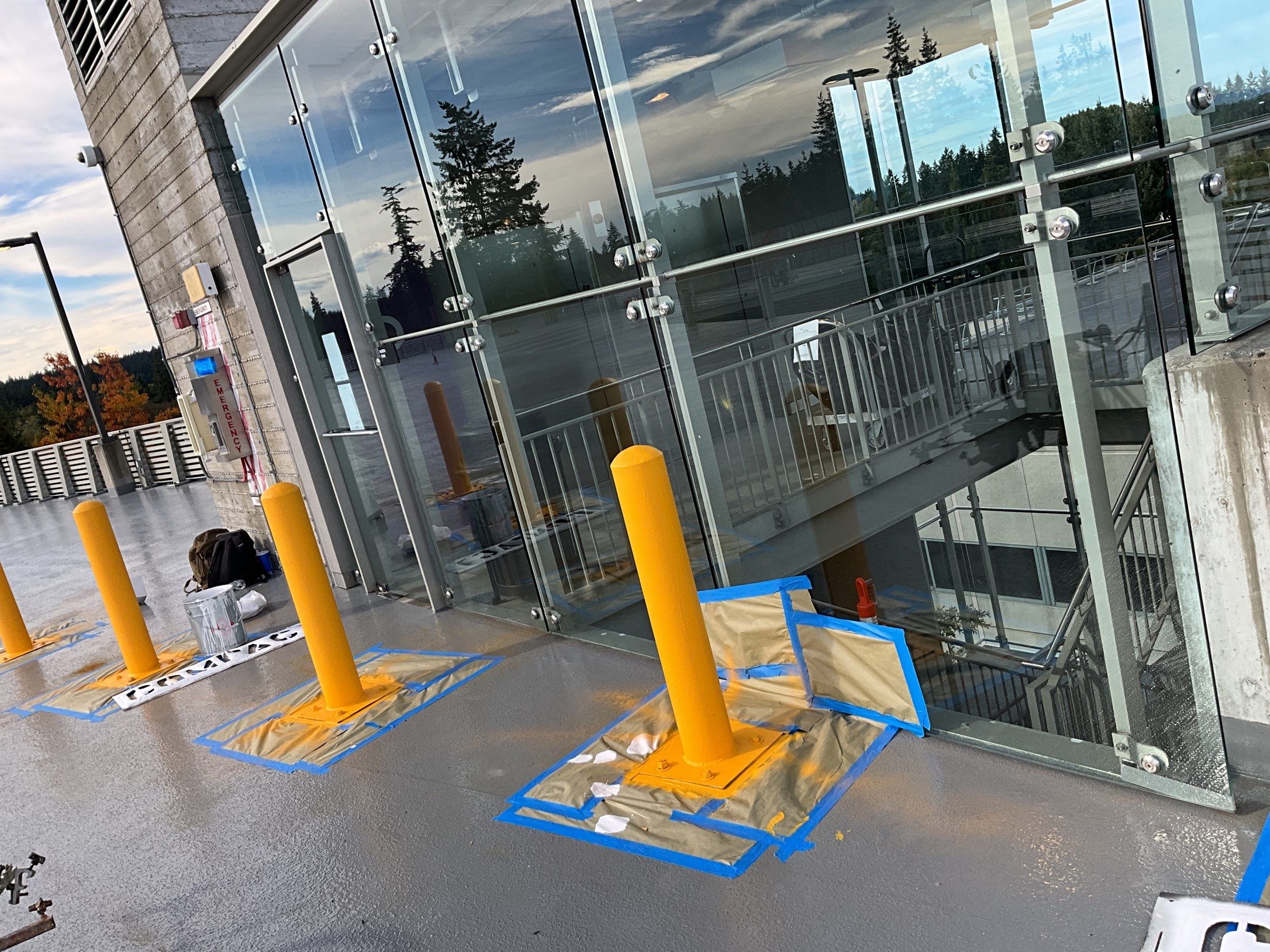 Corti Construction | Striping for Concrete Parking Lot by Jireh Asphalt & Concrete Inc 