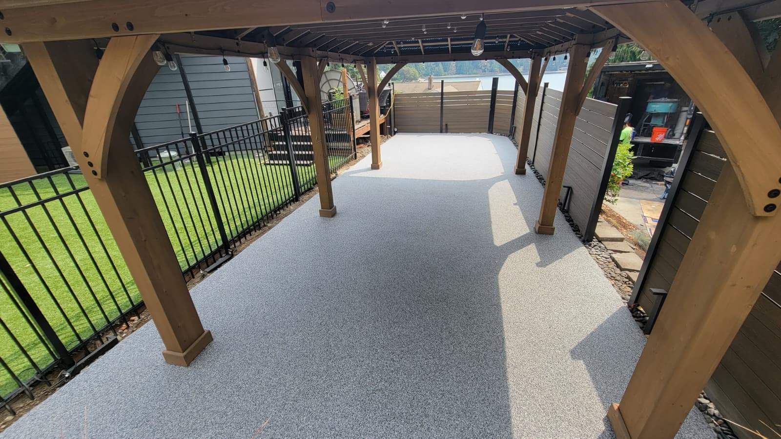 Patio Vuba Mac with Vuba topper Poseidon by Concrete Coating Experts Inc.