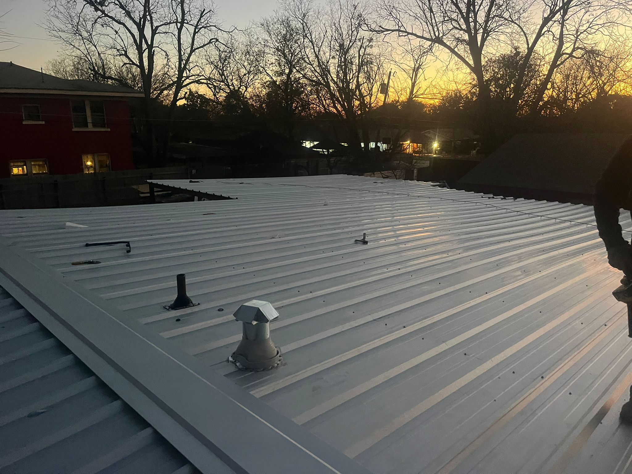 Cleburne, Tx - Metal Roof Install 24 Gauge R Panel by DT Roofing - Seth Wells