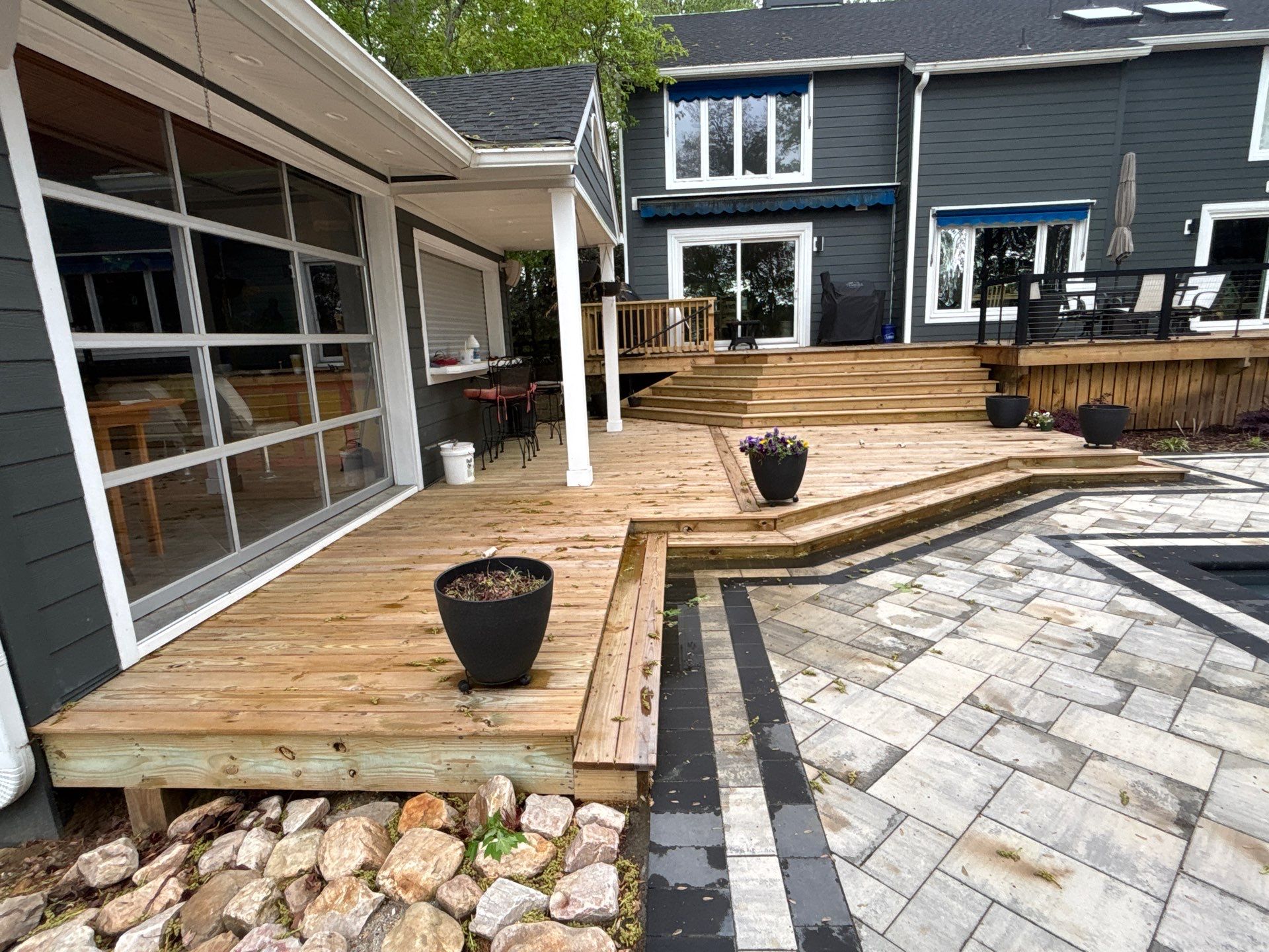 Exterior deck staining by AKK Painting LLC