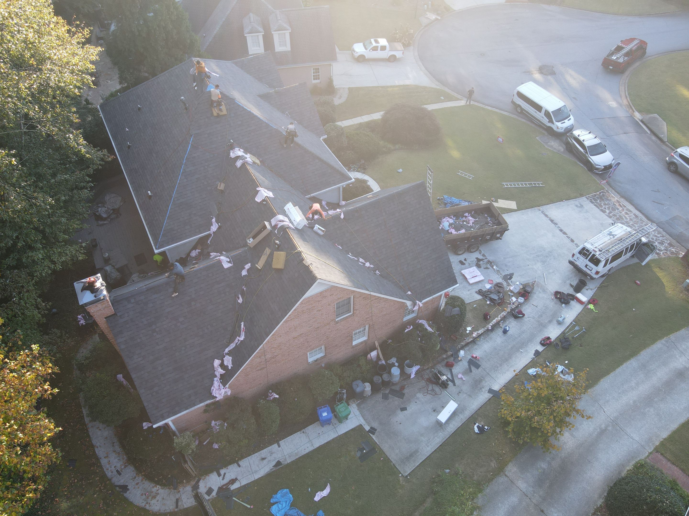 Residential Roofing Installation using Owens Corning by Inspector Roofing and Restoration