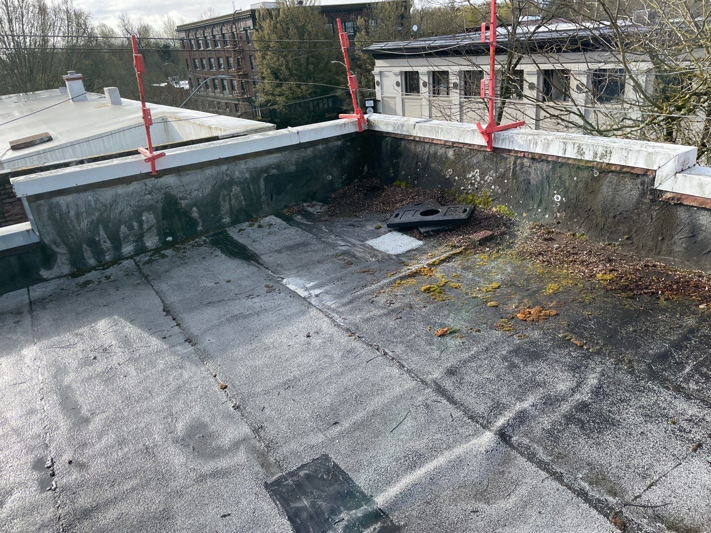 Commercial Flat Roof Installation using GAF 60Mil TPO  by Orezona Building & Roofing Company, Inc.