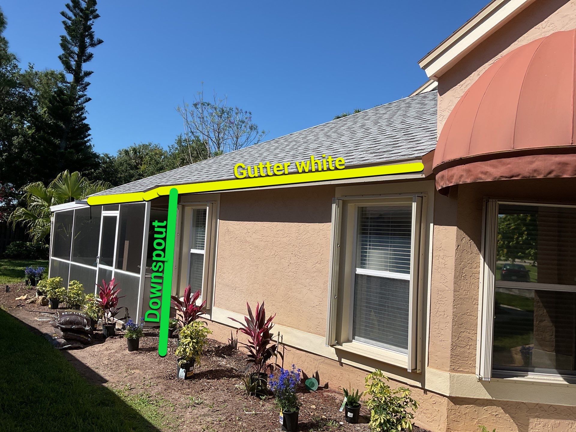 Gutter Installation Project in Estero FL by Gutter Professors