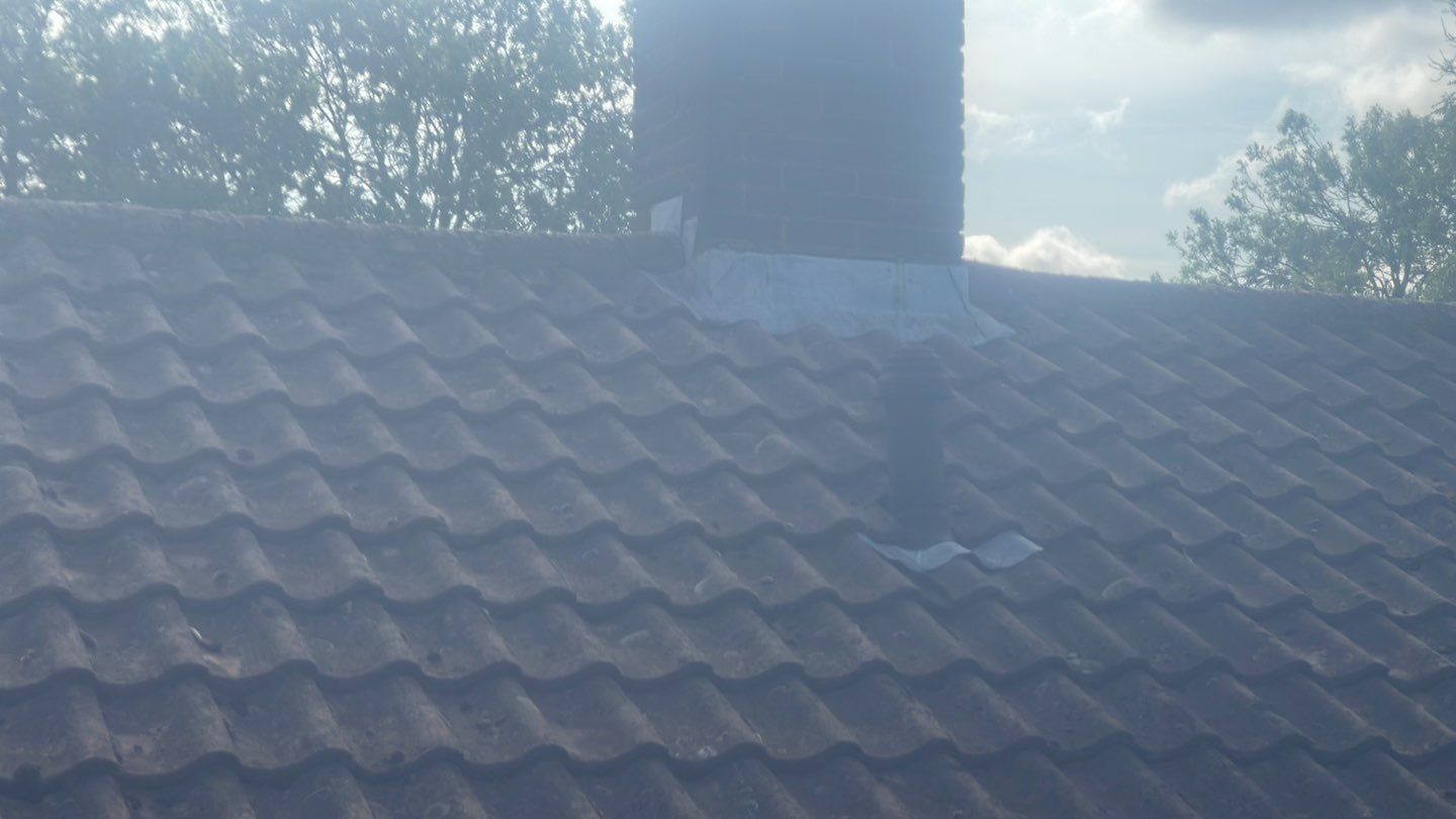 Roof Cleaning and Biocide Treatment using Honda 15lpm Low Pressure Washing Machine by Ges Exterior Cleaning ltd
