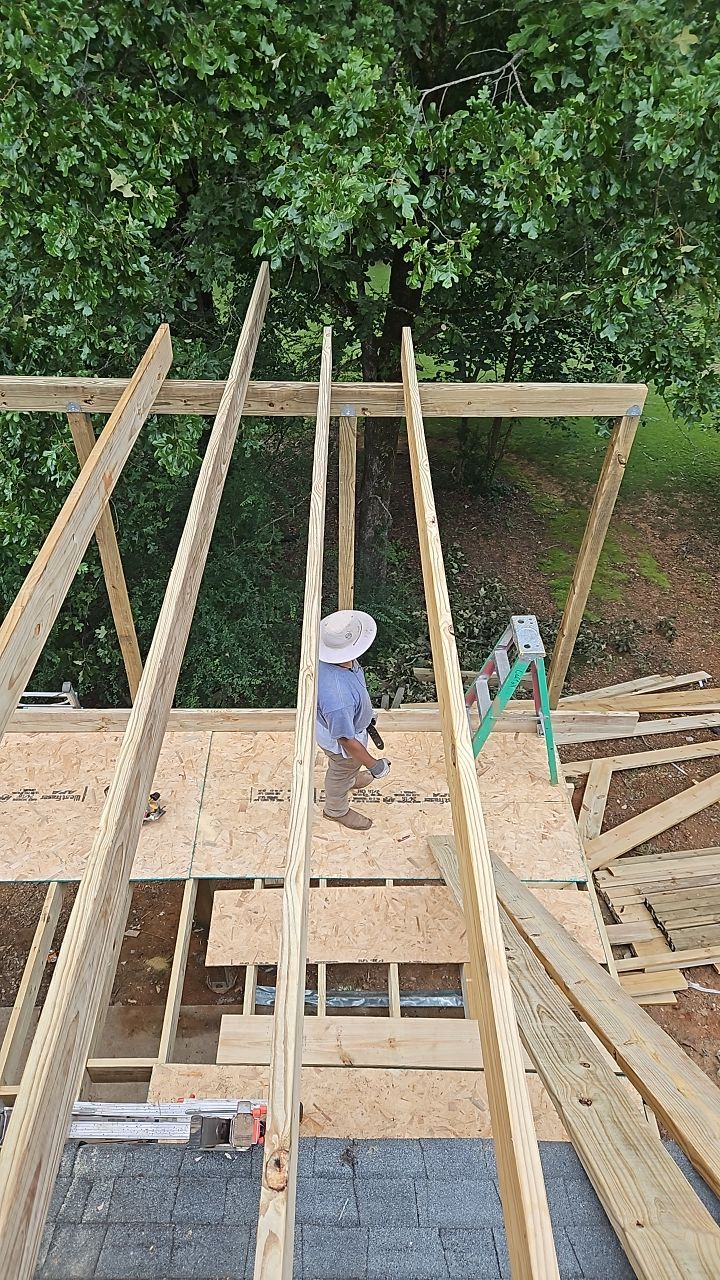 South Trace Lane - Deck Installation and Chimney Repair by Pillar and Pine