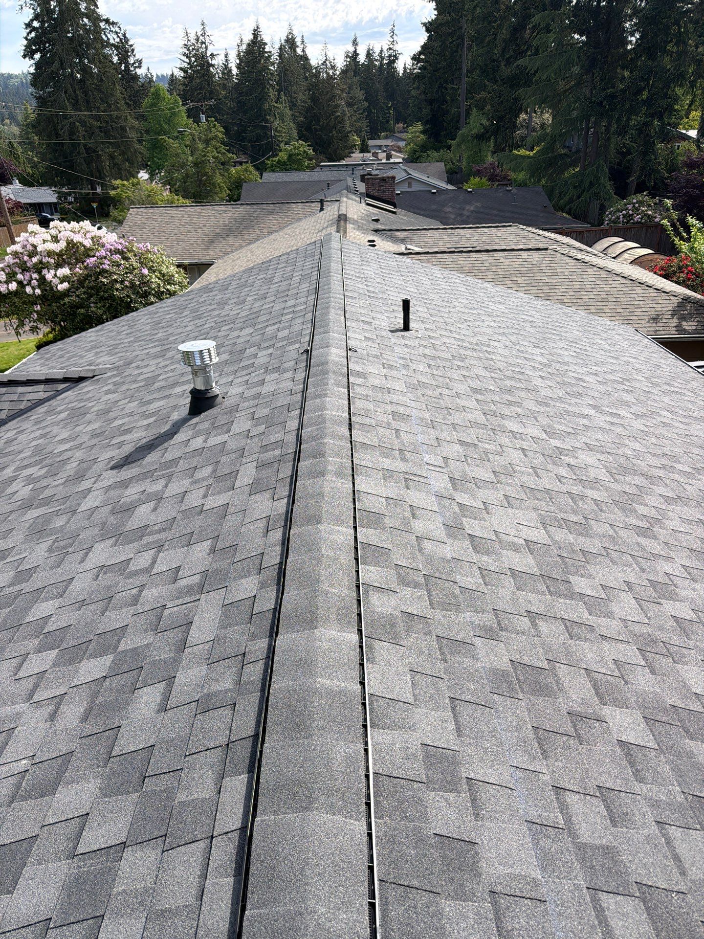 Residential Roofing Installation using GAF HDZ Shingles by Roofing Formula LLC