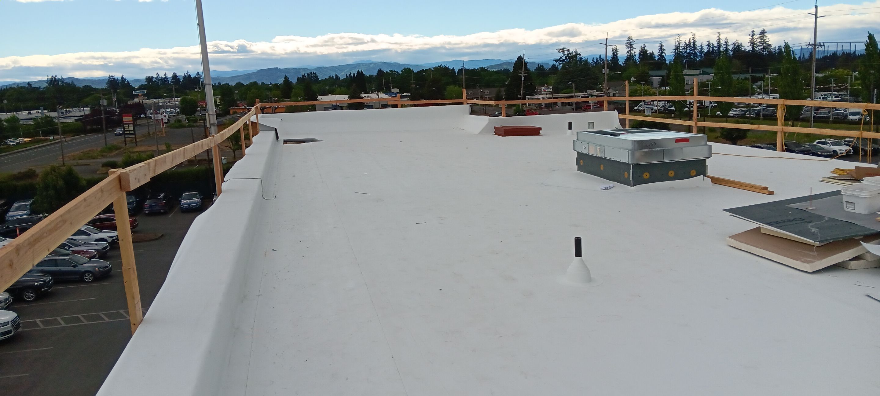 Commercial Roofing Replacement using TPO by Vitan Construction LLC 