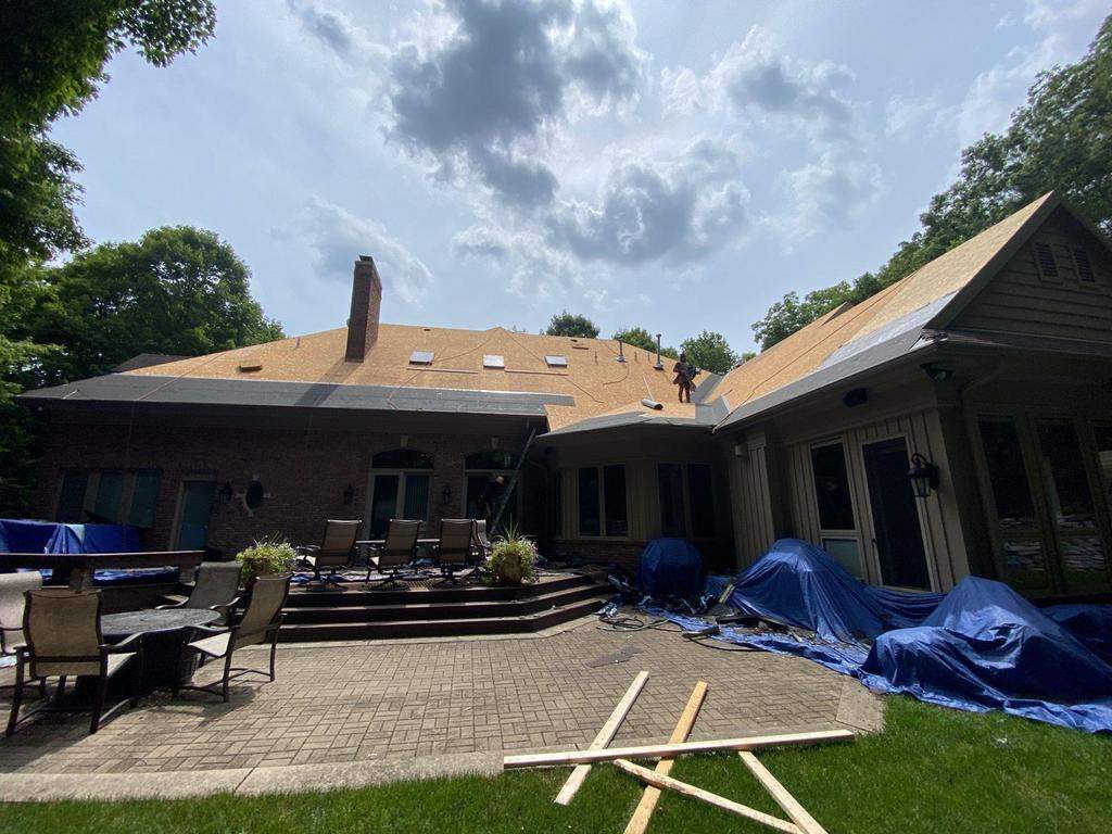 Residential Roofing Installation using GAF Timberline HDZ Barkwood by Nitro Roofing and Construction