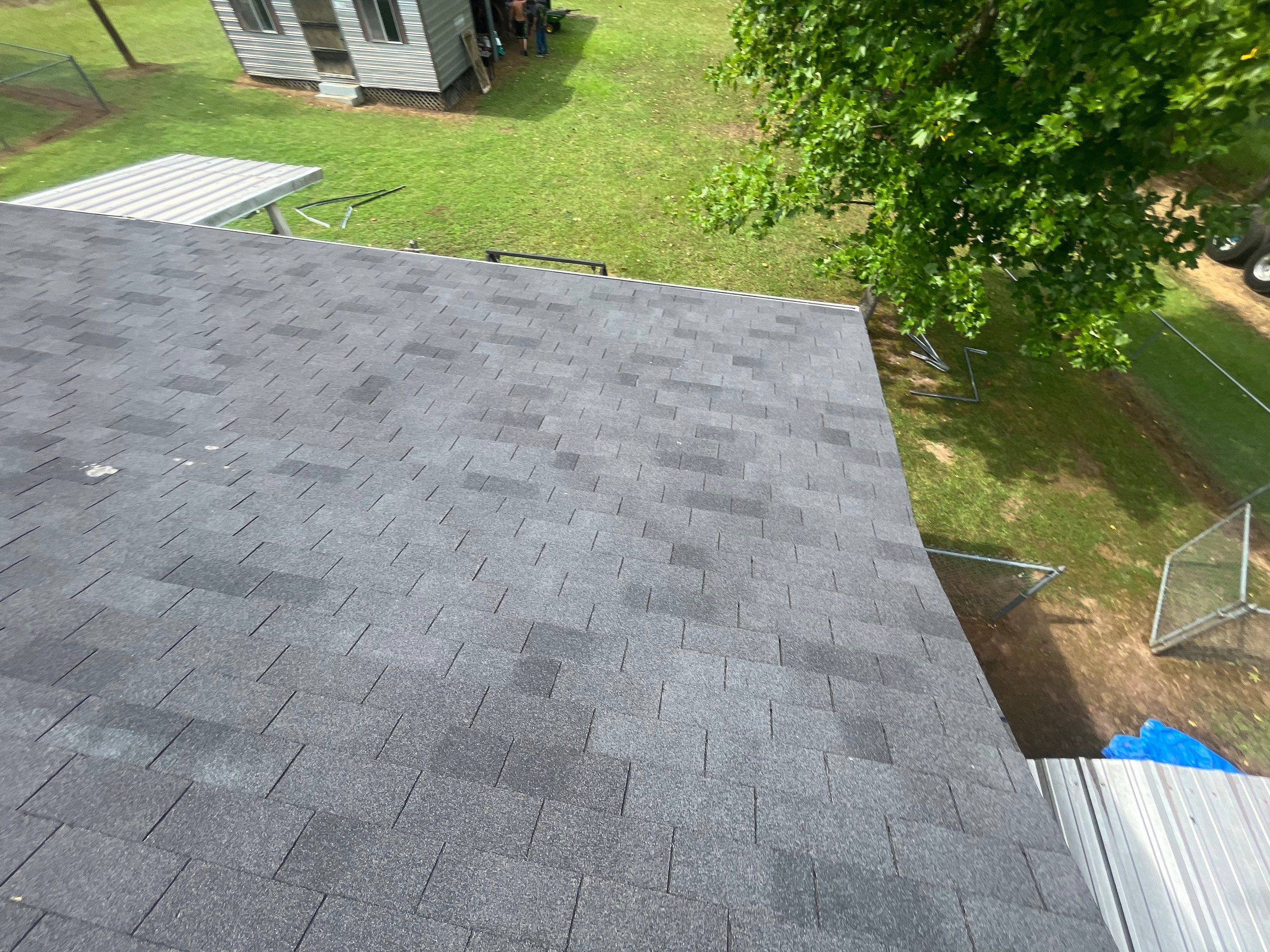 Residential Shingle Reroof using CertainTeed XT25: Moire Black by Hostetler Roofing