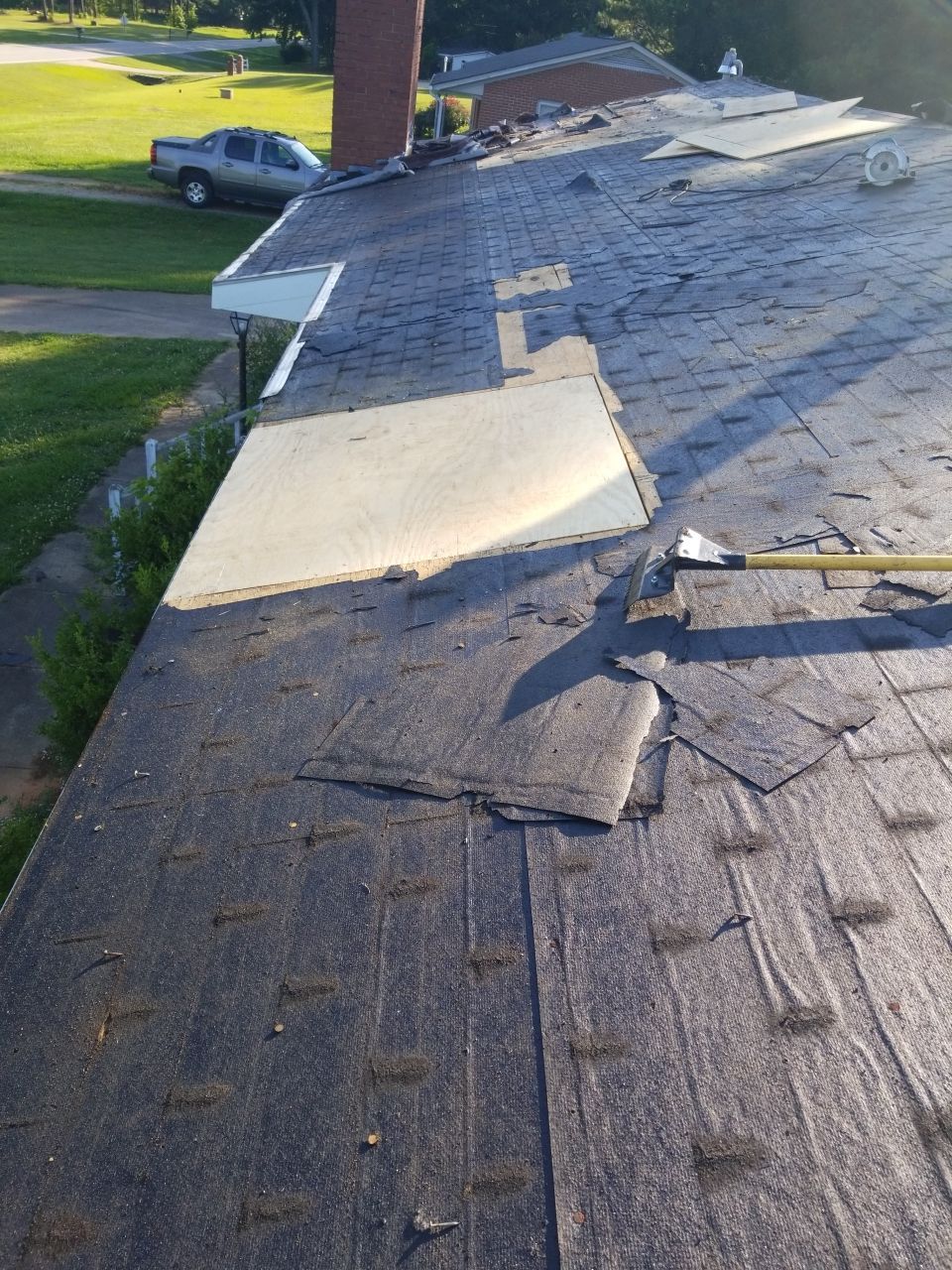Re-roof by American Roofing NC